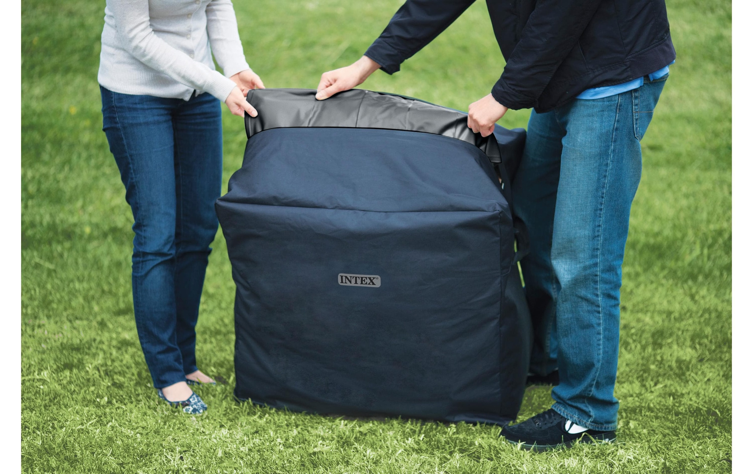 Intex Jacuzzi »PureSpa Greystone Deluxe Ø 196«