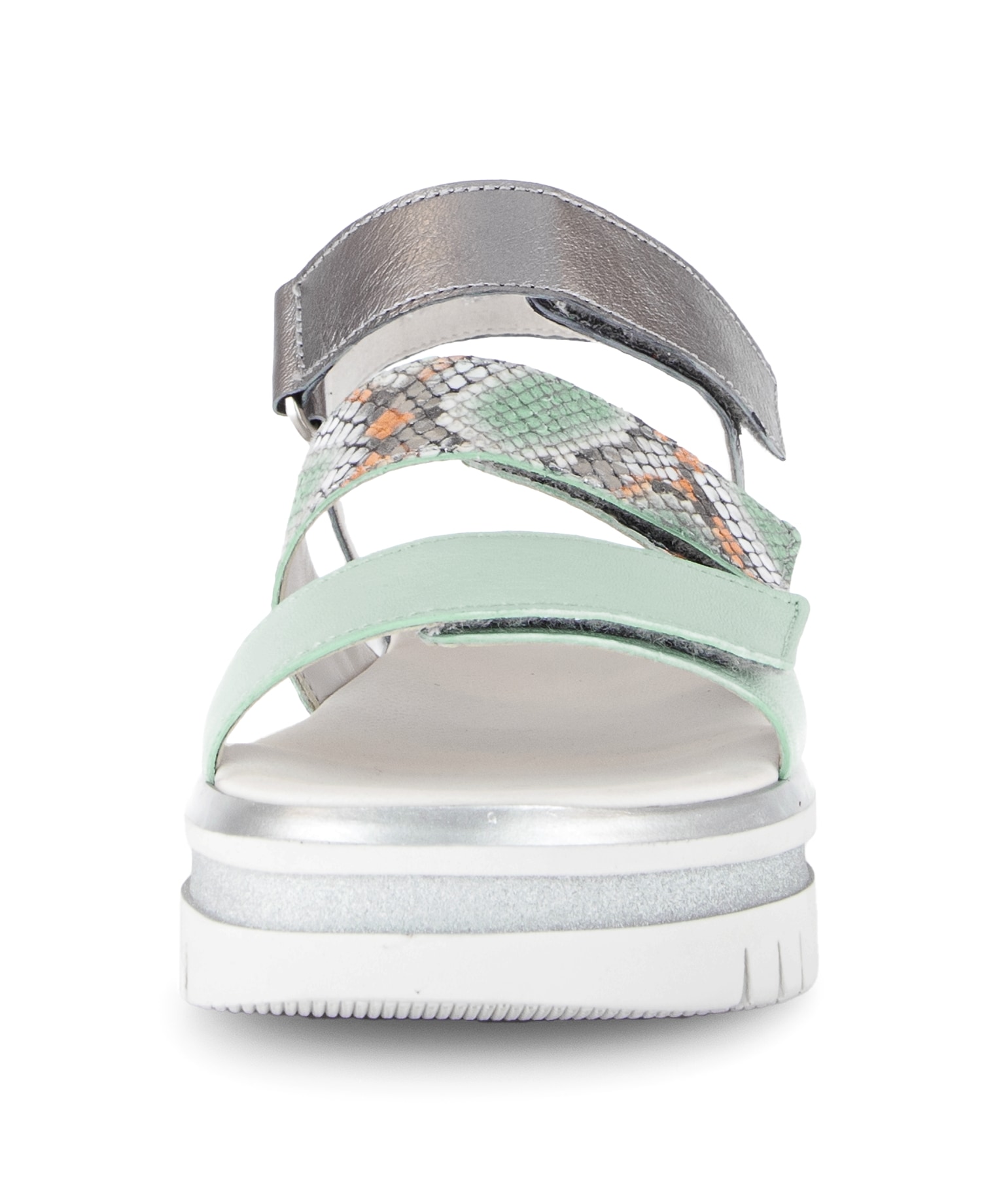Gabor Sandales compensées  Plateforme, sandale à brides, chaussure d'été avec garniture contrastée