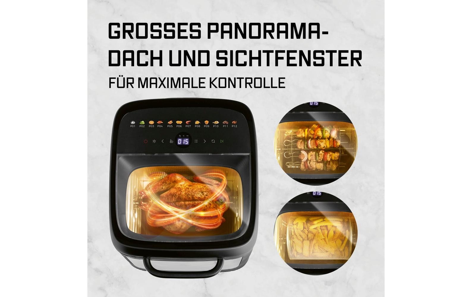 GOURMETmaxx Heissluftfritteuse »12,5 l« 1800 W