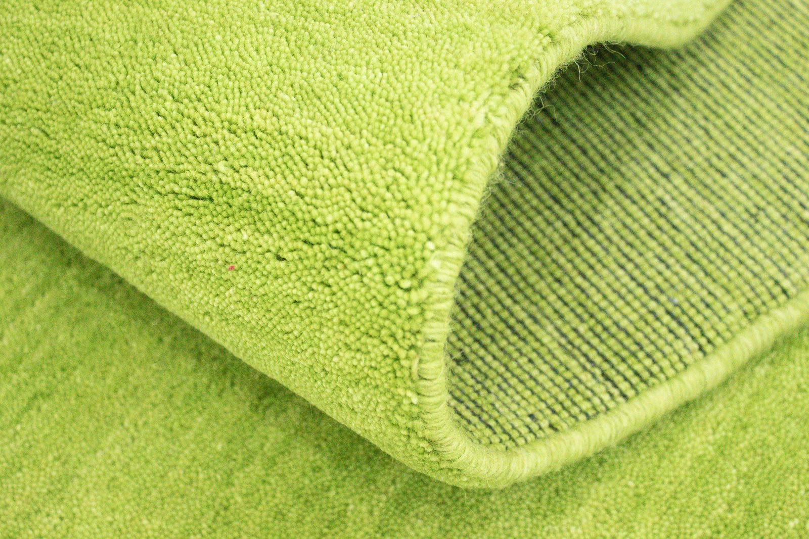 morgenland Wollteppich »Uni - Gabbeh Teppich - Softy«, rechteckig, 1,6 mm Höhe, Gabbeh Optik, Uni Farben, reine Wolle, sehr weicher Flor, Wohnzimmer