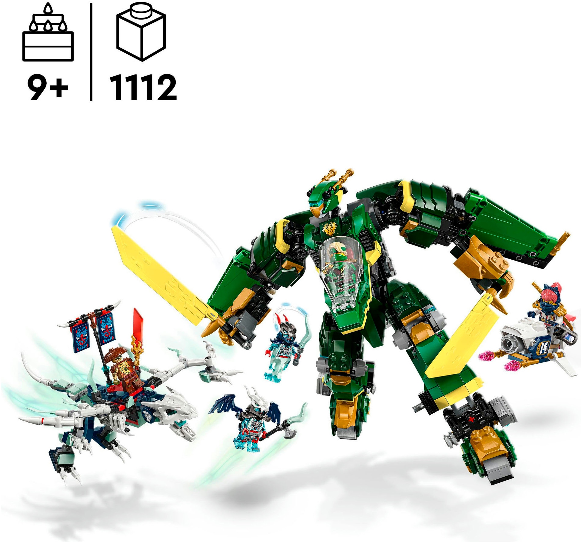 LEGO® Pions de construction »Lloyds Jet-Mech (71845), LEGO Ninjago« Made in Europe