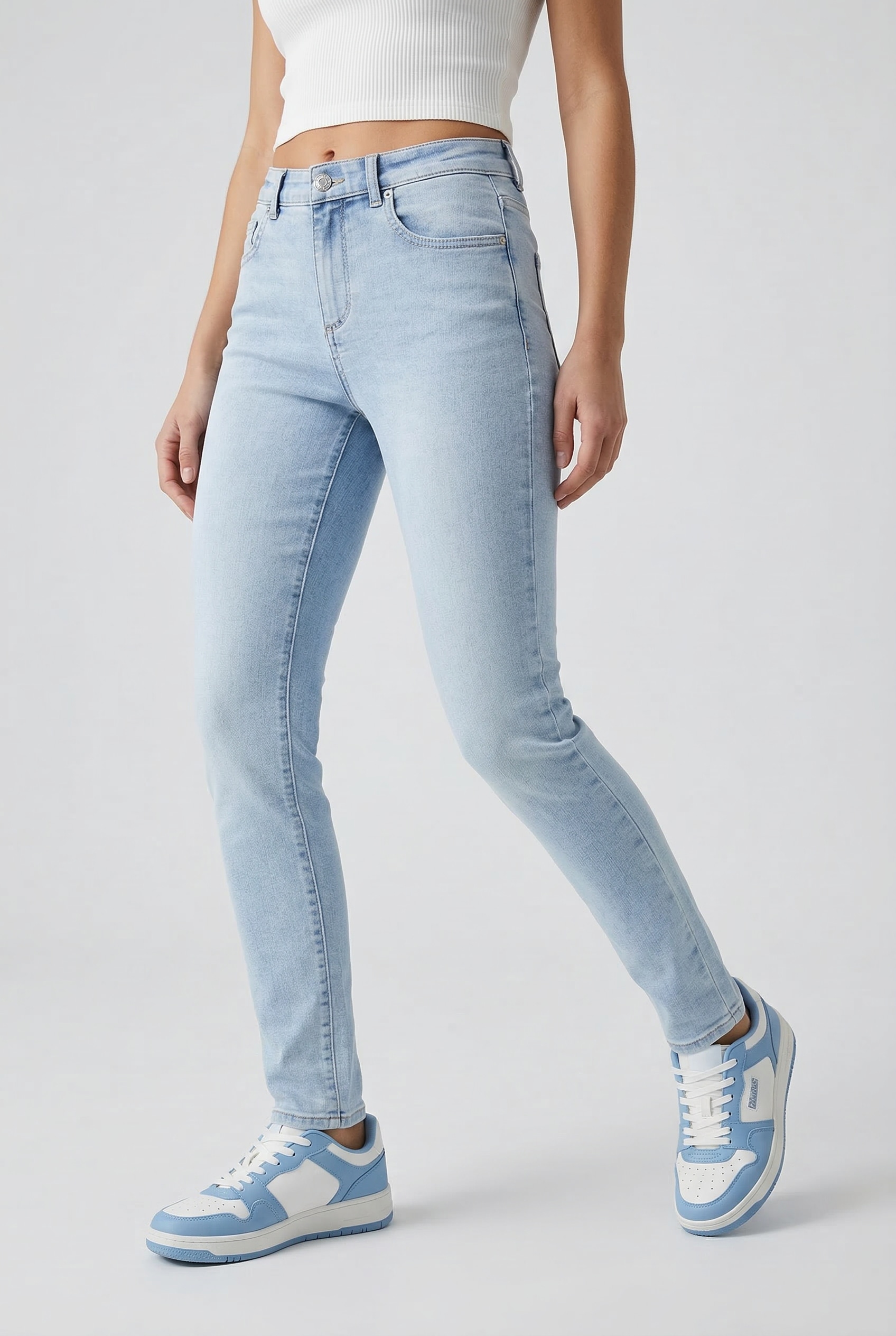 Image of ONLY Skinny-fit-Jeans "ONLMARIA MID WAIST SK DNM BOX"