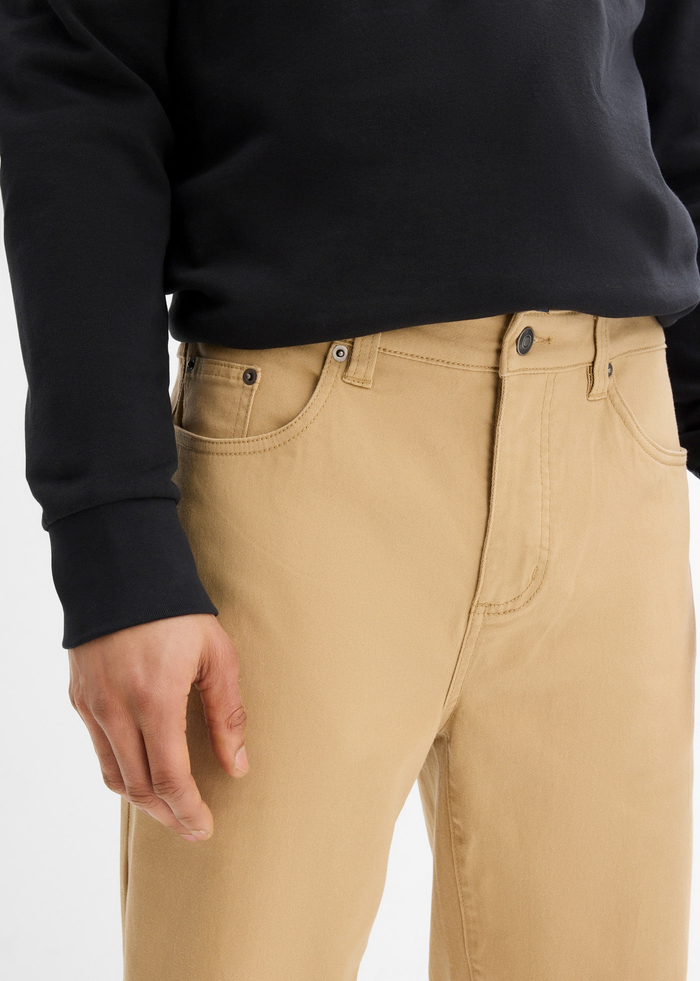 bonprix Stretch-Hose »Classic Fit Stretch-Hose, Straight«  Five-Pocket-Design, mit Eingrifftaschen, Gesässtaschen und Coinpocket