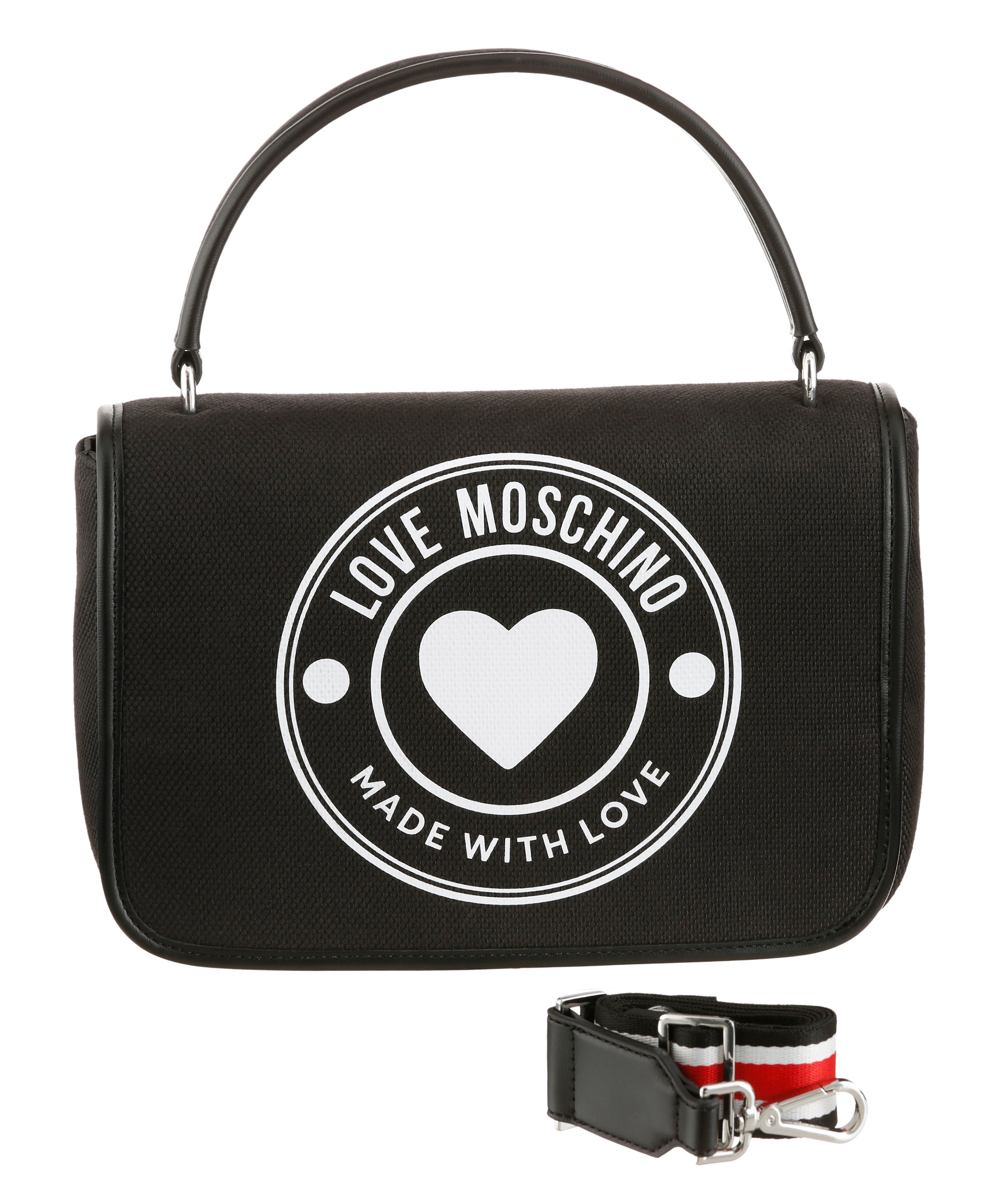 Image of LOVE MOSCHINO Henkeltasche, mit modischem Textilumhängeriemen bei Ackermann Versand Schweiz