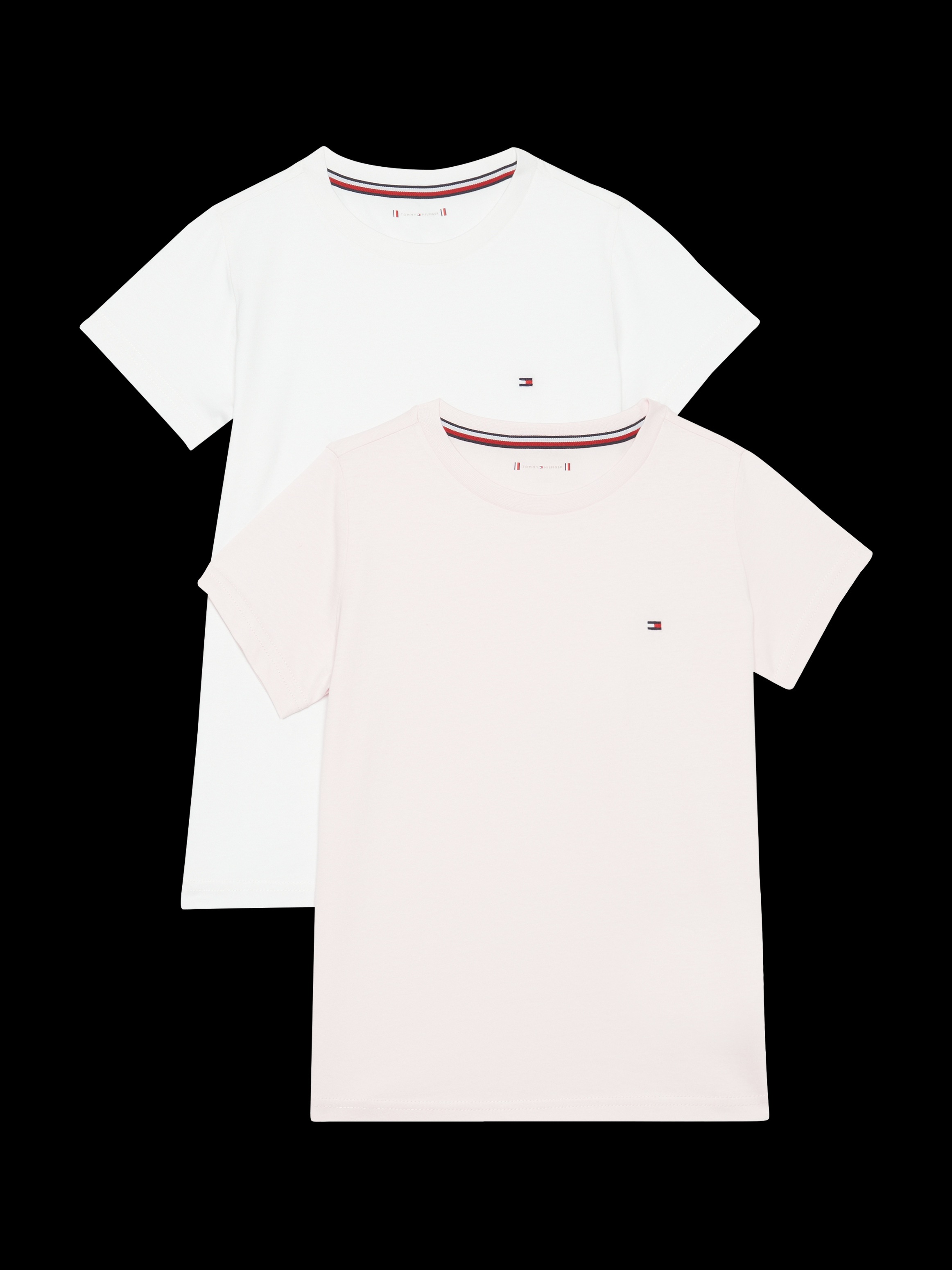 Tommy Hilfiger Underwear T-Shirt »2P CN TEE SS«, (Packung, 2 tlg., 2er-Pack), mit Logostickerei