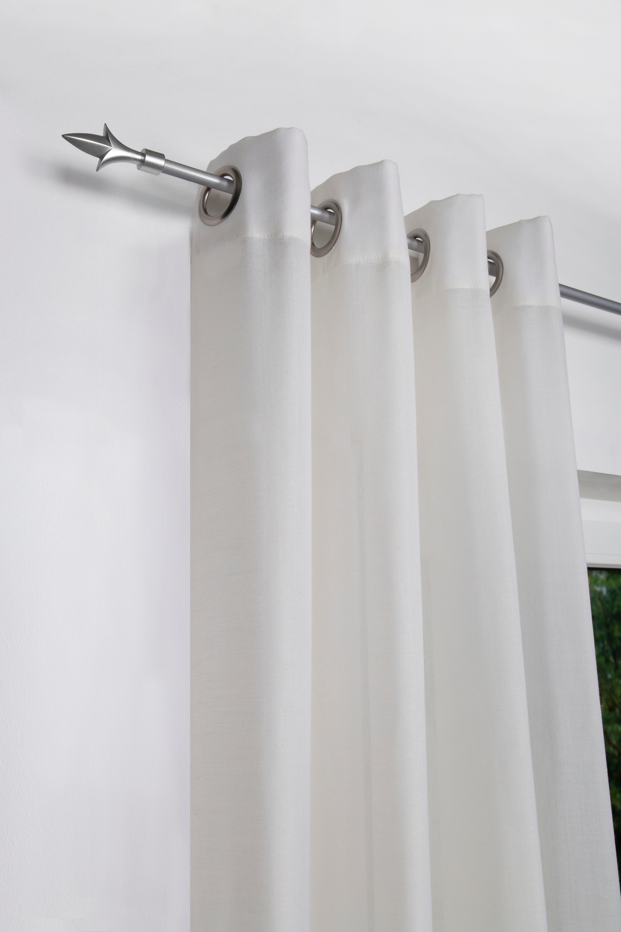 mydeco Gardinenstange »lance« Ø 16 mm 1 läufig-läufig ausziehbar