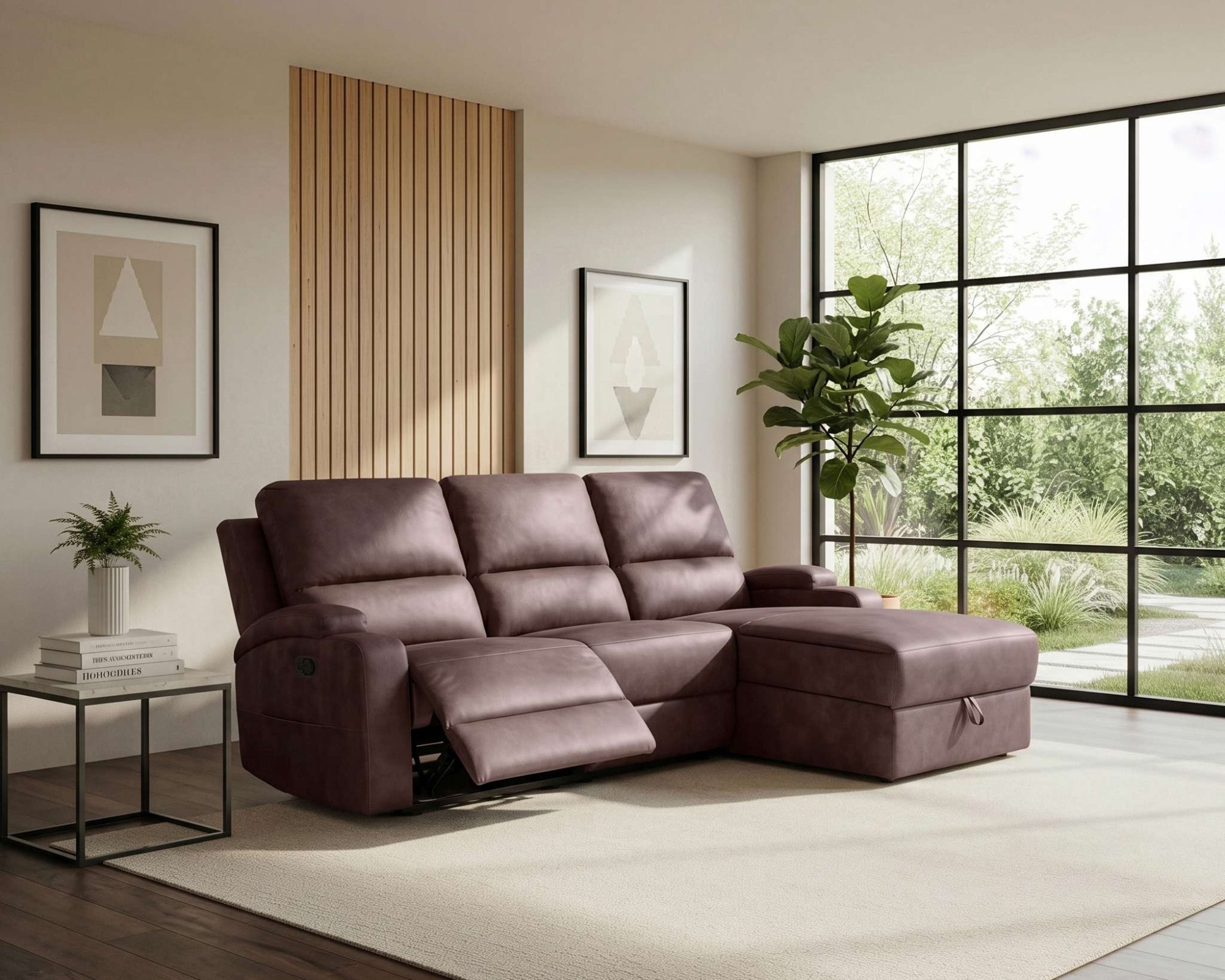 GOODproduct Ecksofa »NAPORI Microfaser, Multimediasofa, L-Form« man. oder elektr. Relaxfuntion, USB-A bei elektr. Variante, Staukasten