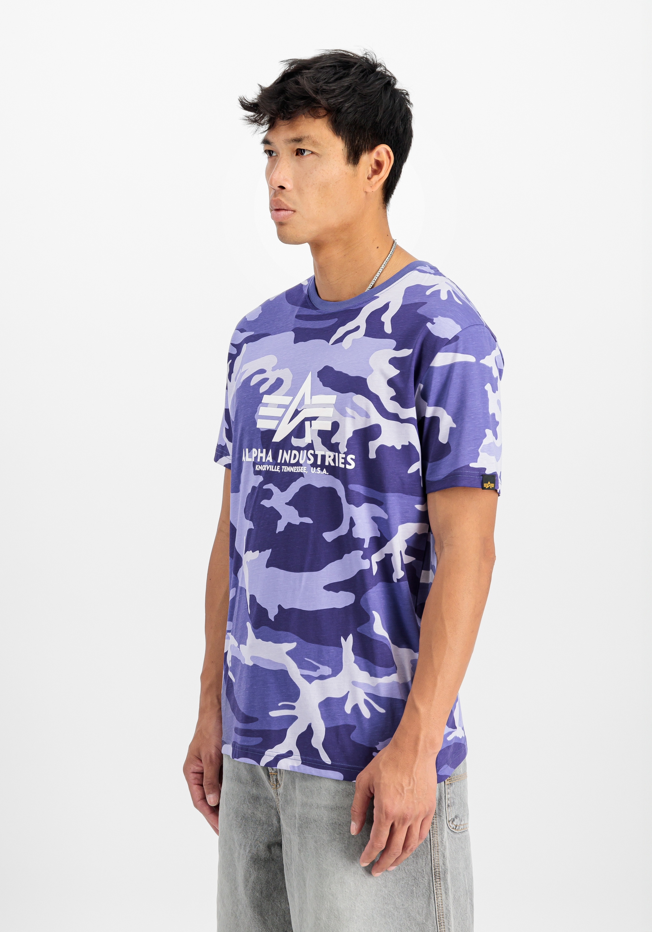 Alpha Industries T-Shirt »Alpha Industries Men - T-Shirts Basic T-Shirt Camo PP«