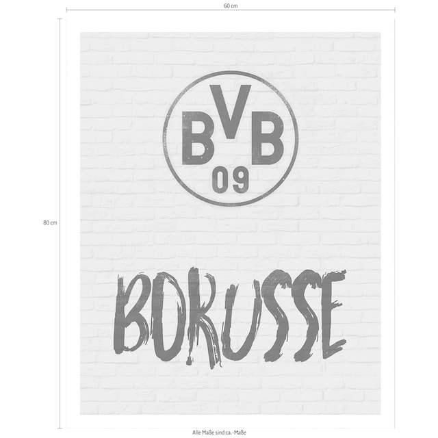 Wall-Art Poster »BVB Borusse«, Poster, Wandbild, Bild, Wandposter kaufen
