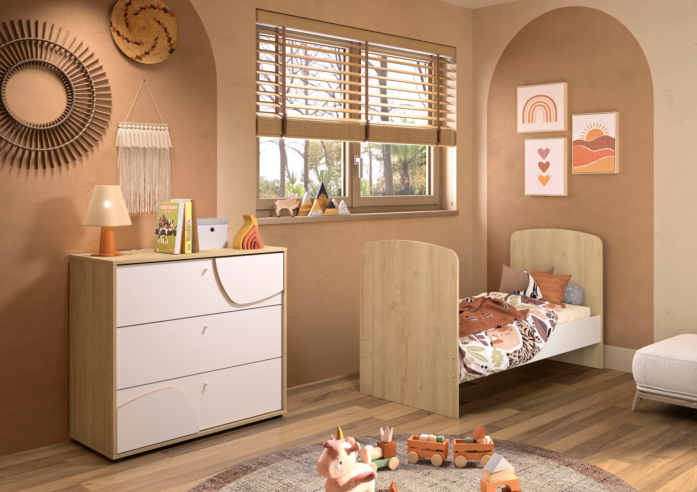 Gami Umbauseiten »Basile Umbauseiten« zur Umwandlung des Babybetts in ein Little Bed