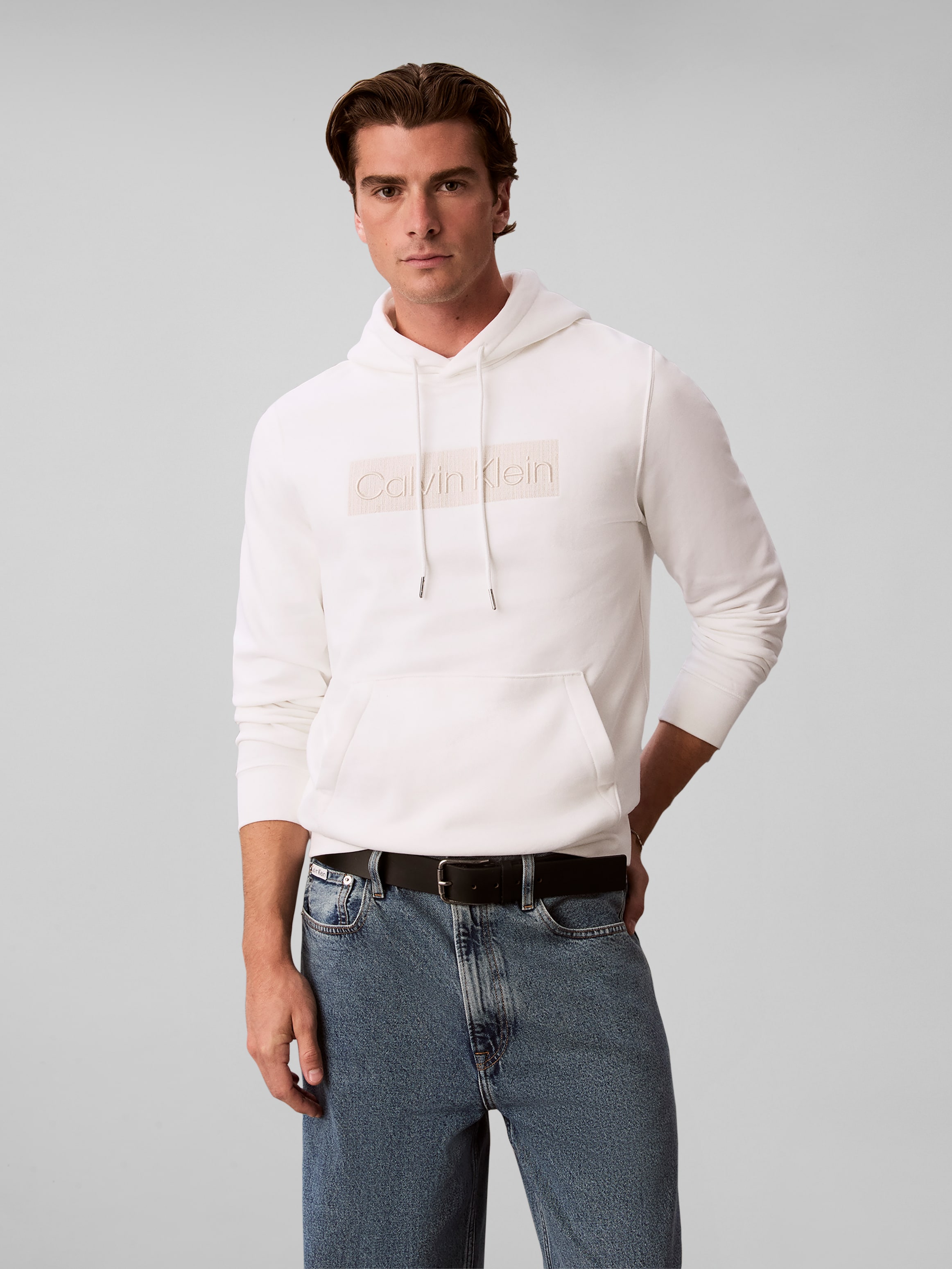 Calvin Klein Jeans Kapuzensweatshirt »FLEECE GRAPHIC HOODIE«, Regular fit mit Kapuze

