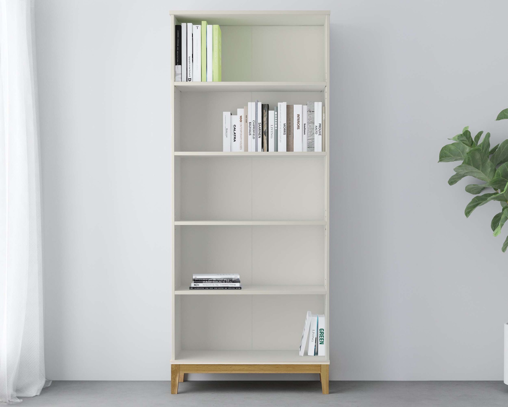 Image of GOODproduct Bücherregal "Maryd" mit Untergestell in Holzoptik