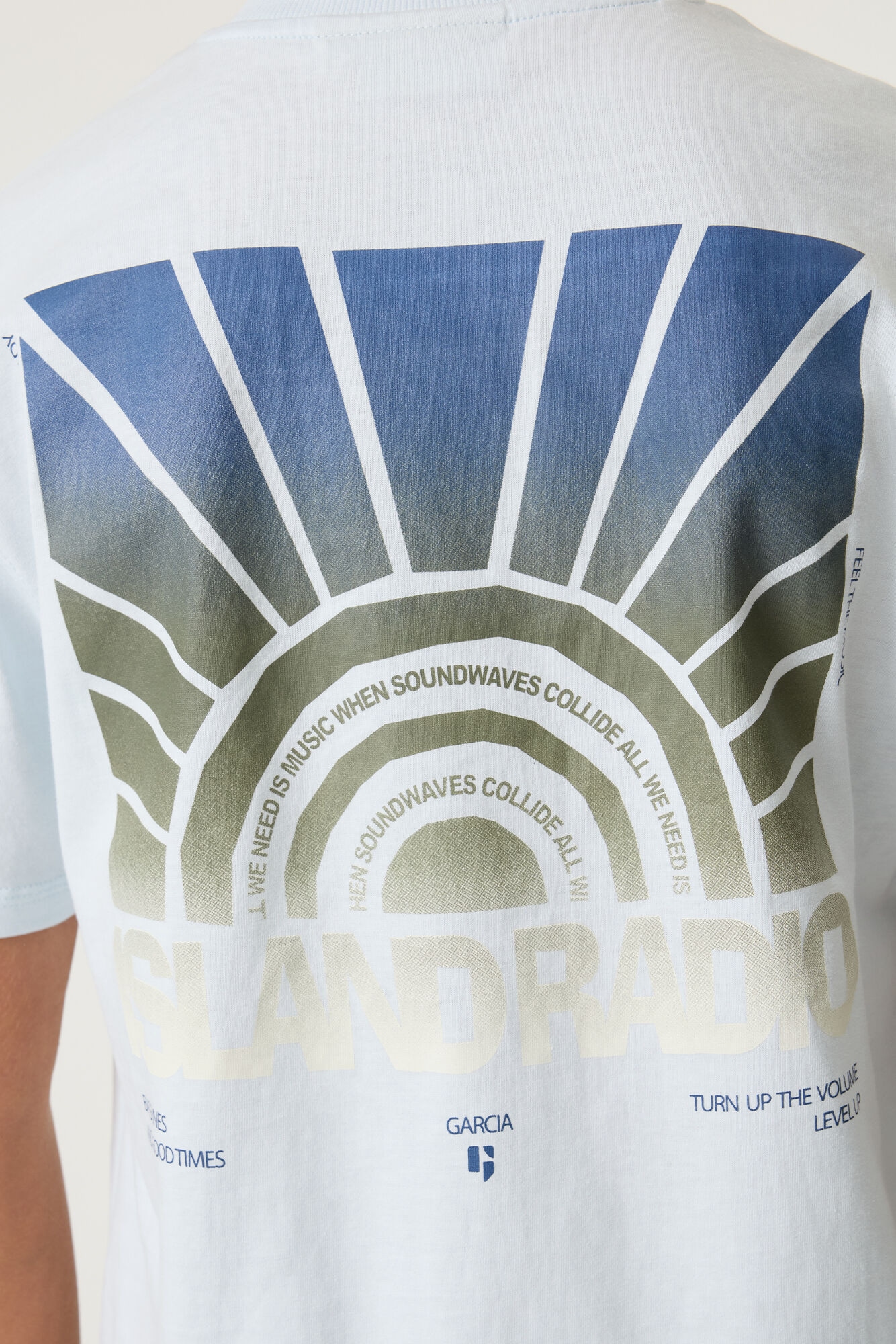 Garcia Rundhalsshirt mit grossem Rückenprint, für Boys