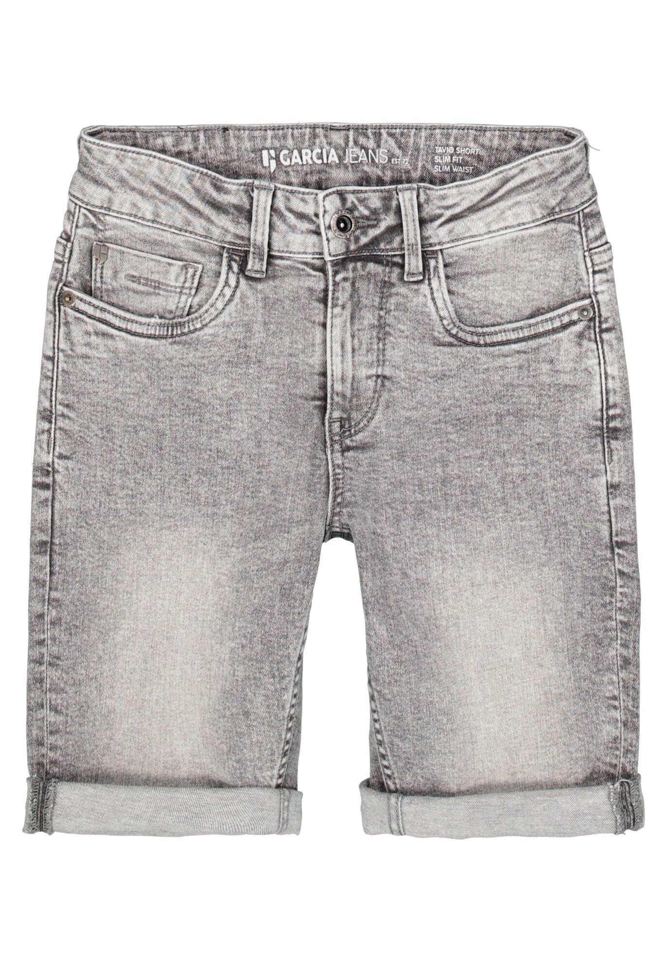Garcia Short en jean »Tavio« avec effets usés