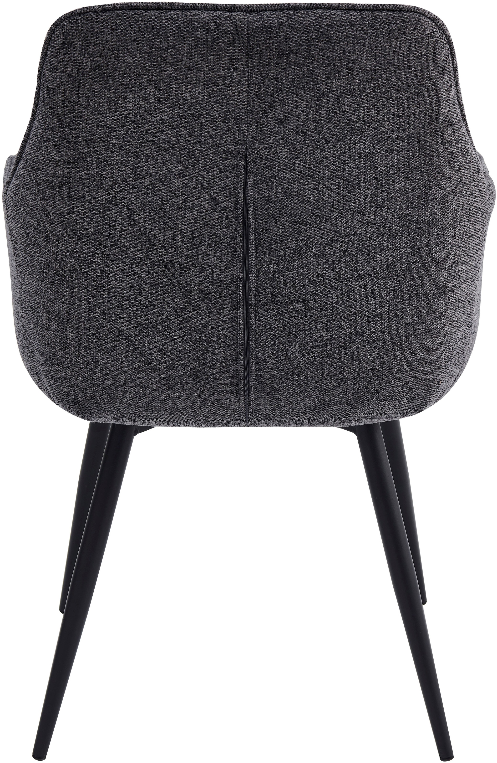 HELA Chaise avec accoudoirs »VERONA« (Ensemble) 2 cuisfauteuil, panier à ressorts, structure tube rond, 4 pieds, rembourré, accoudoirs