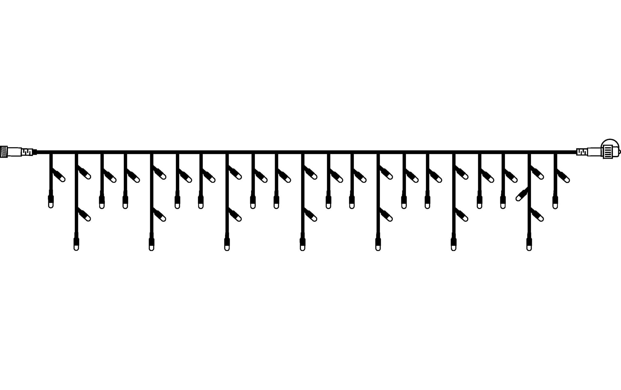 Parforce Traditional Hunting Lichtervorhang »24 Extra, Icicle, 300 cm x 40 cm«