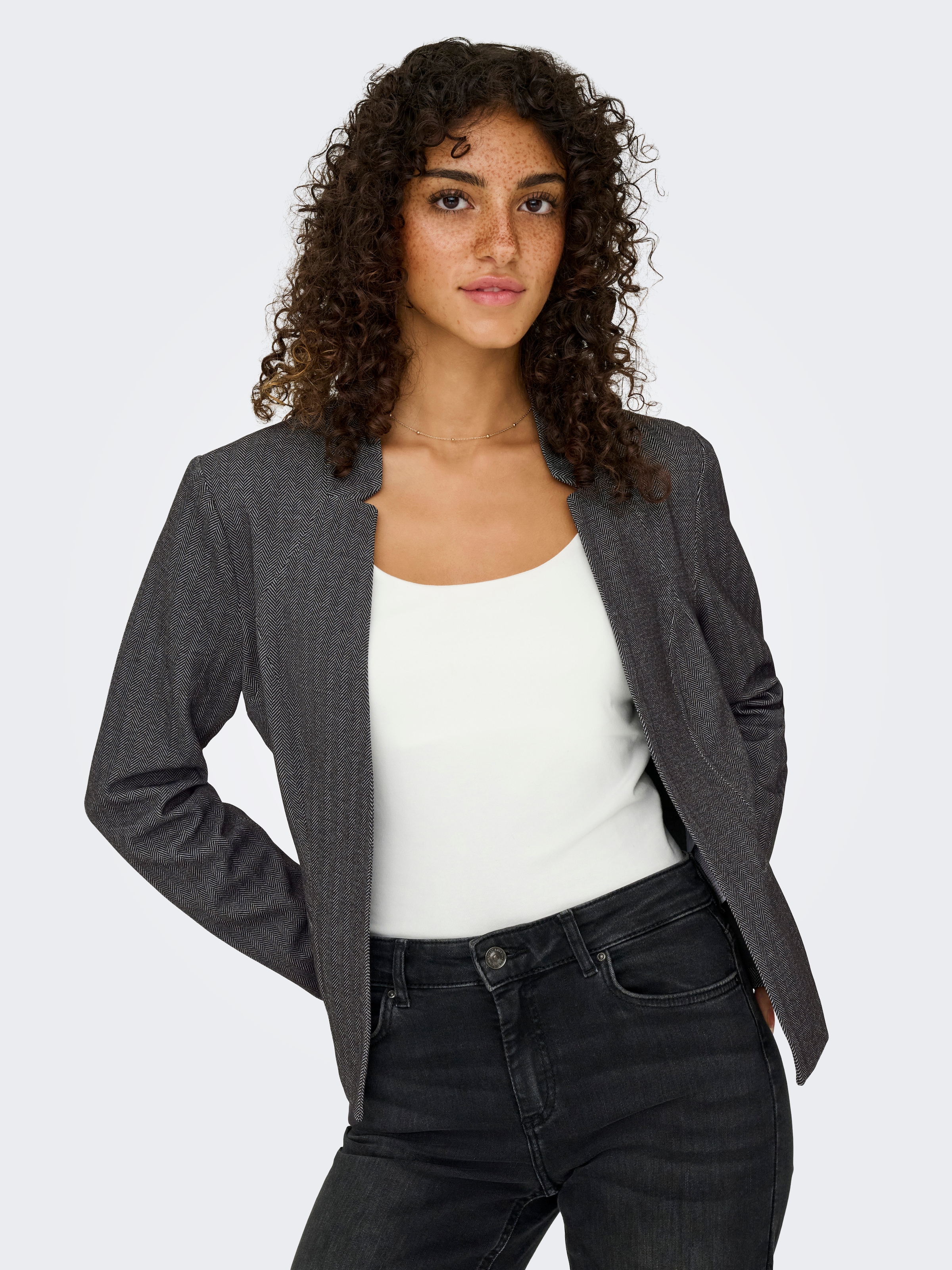 Image of ONLY Kurzblazer "ONLADDY L/S HARRINGBONE BLAZER CC TLR"