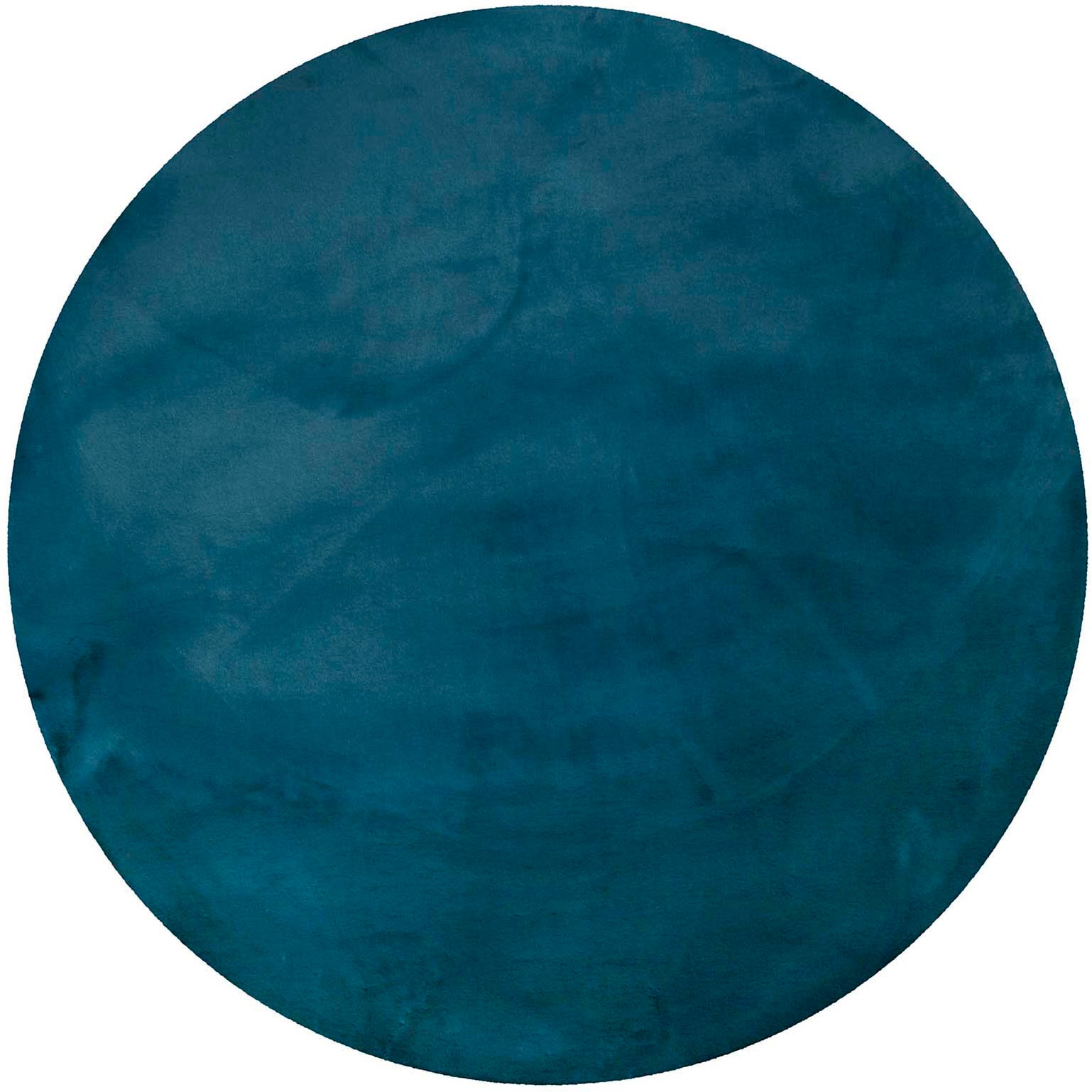 Esprit Tapis à poils longs »Alice  ESP-4377  Kunstfell« Rond 25 mm Höhe Kaninchenfell-Haptik, besonders weich und dicht, für alle Räume