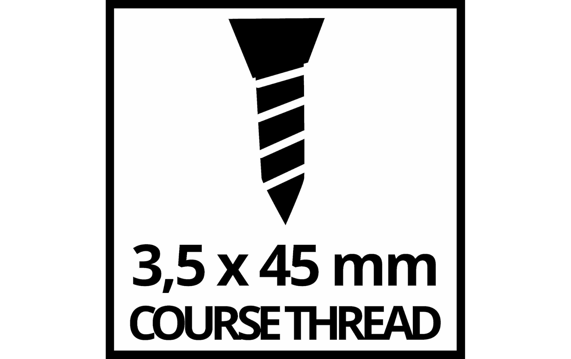 Einhell Schrauben-Set »Magazinschrauben 3,5 x 45 mm« Schraubengurte für Trockenbauschrauber