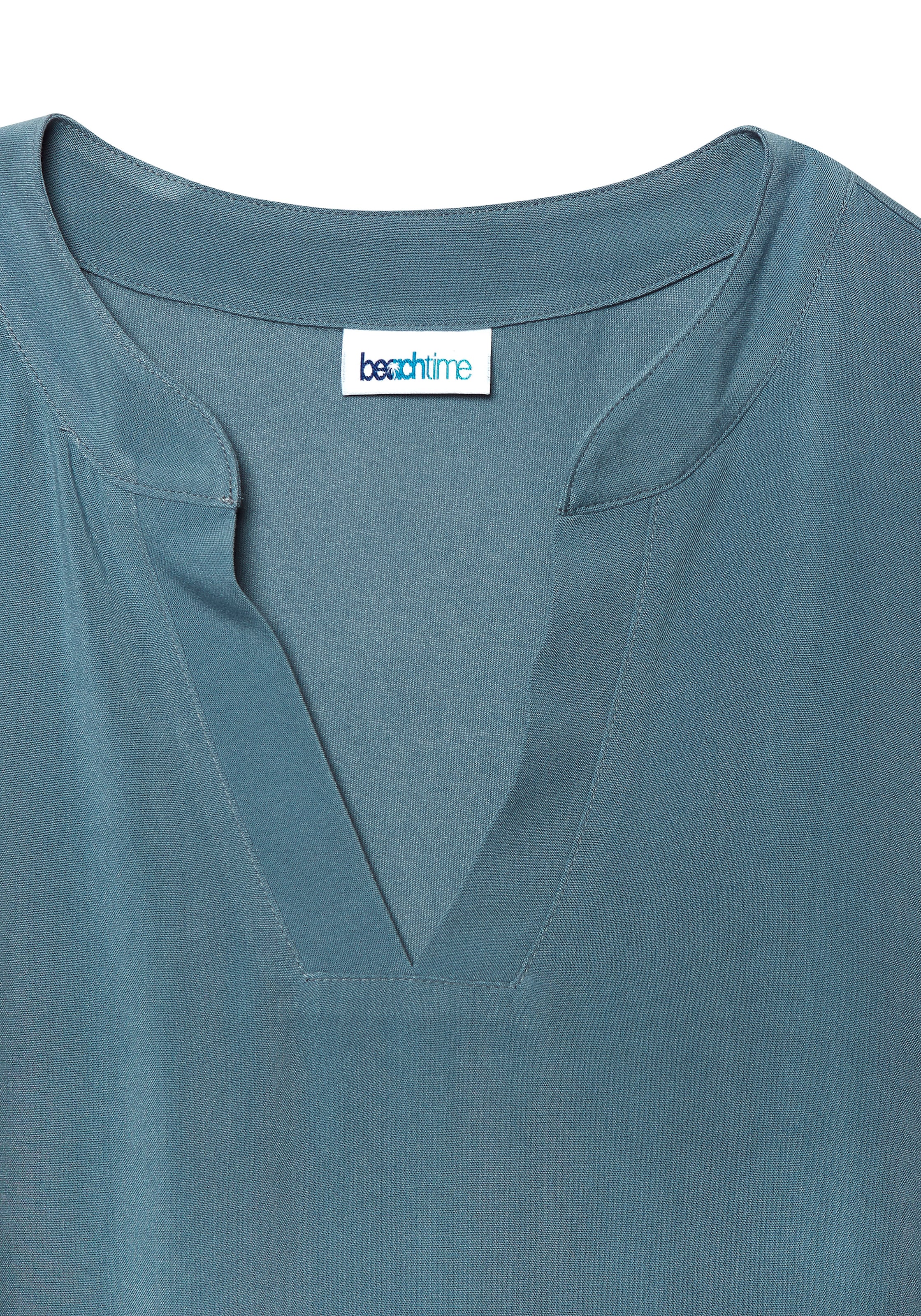 Beachtime Longshirt aus Materialmix