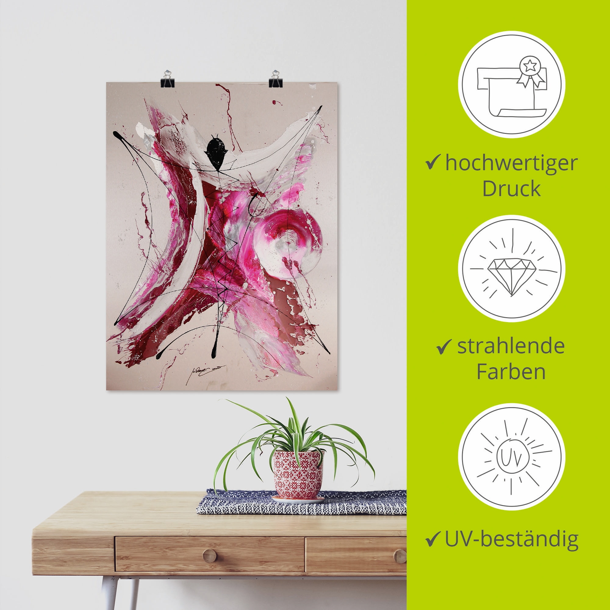 Artland Poster »Mephisto I« 1 cuis tlg. ohne Rahmen