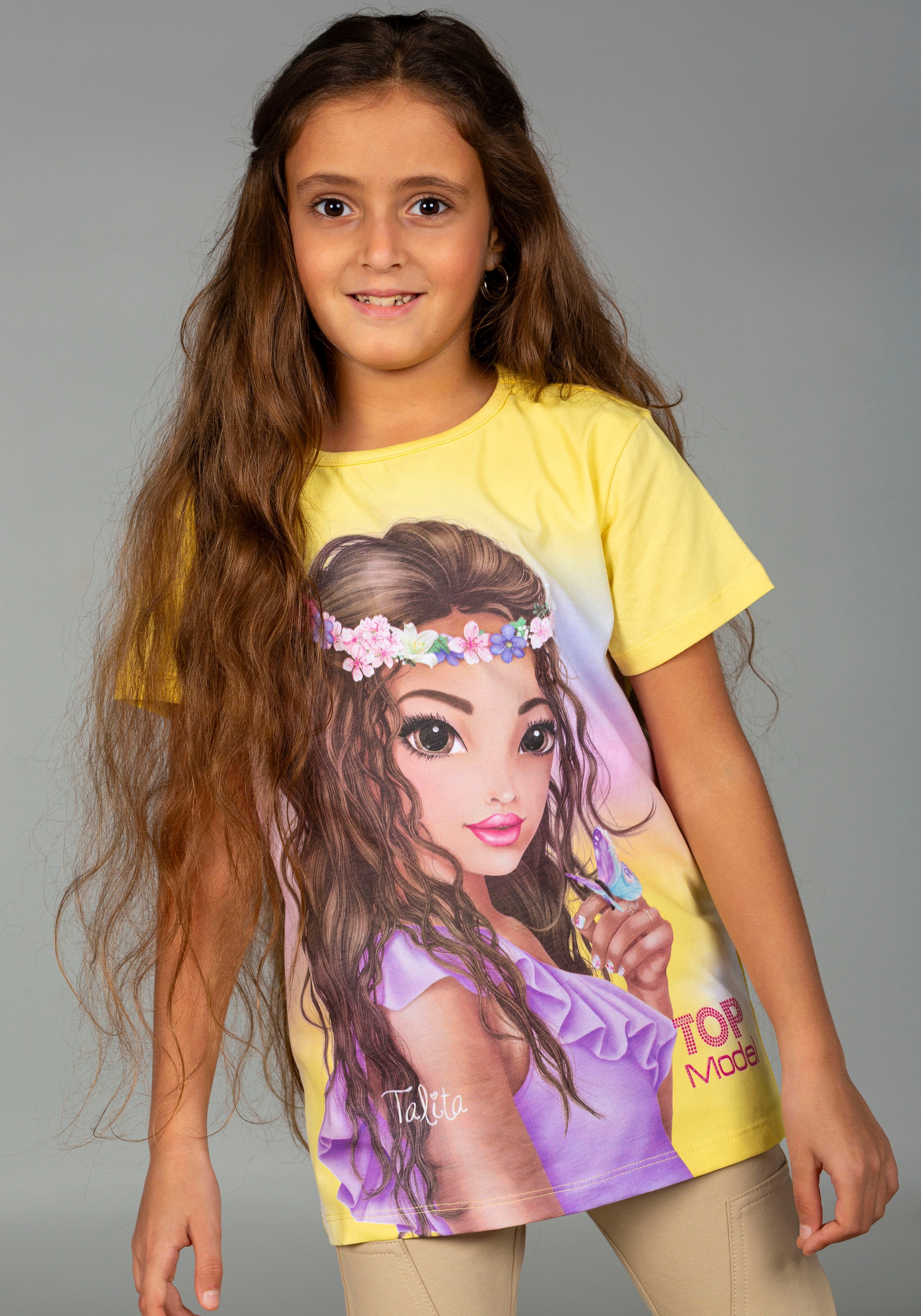 TOPModel Kurzarmshirt »TOPModel« mit tollem TOP Model Frontmotiv