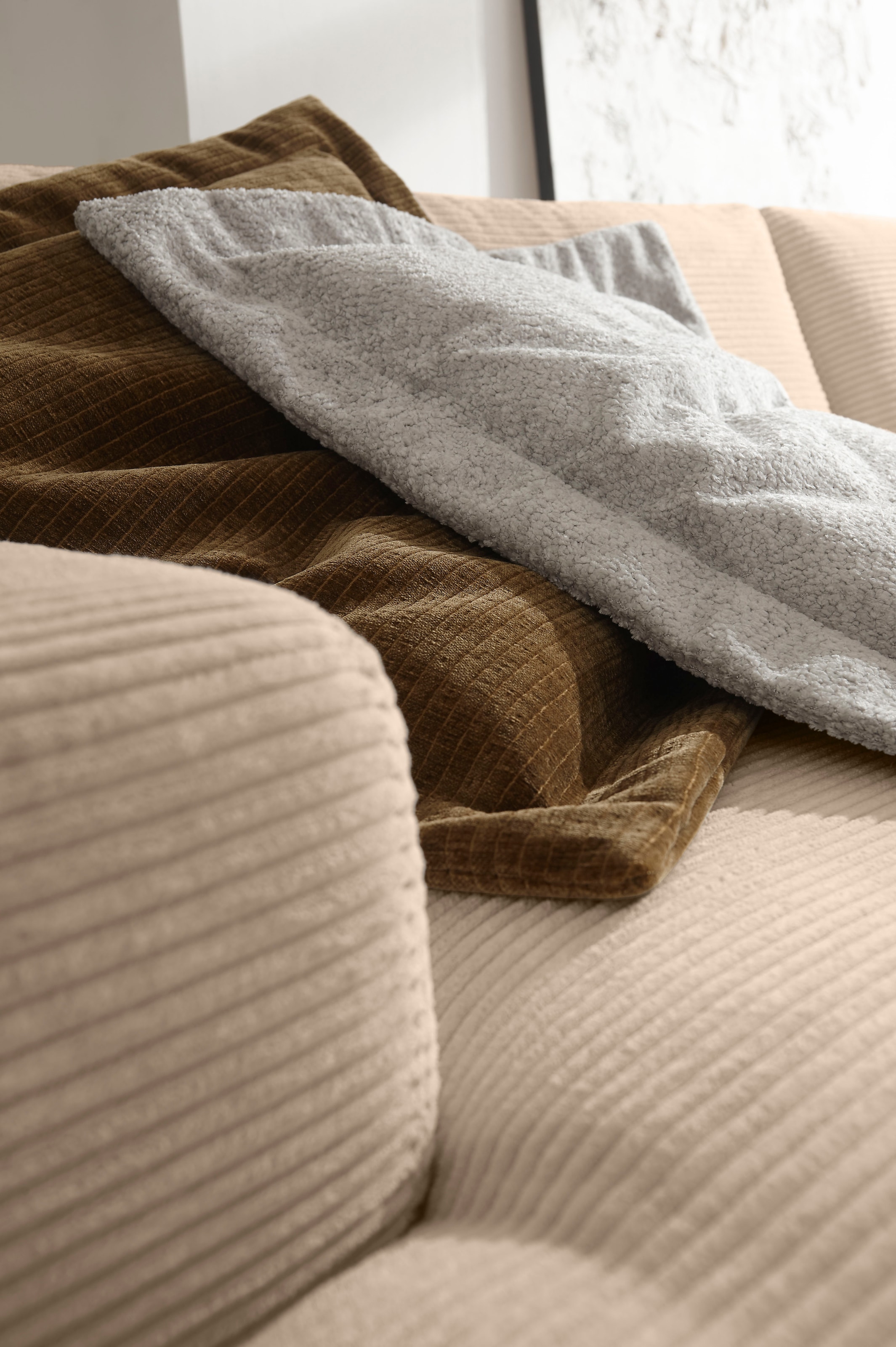 Musterring Loungesofa »Lucia Big Sofa, bequem, Mega-Sitzfläche, Cord Bezug, viel Platz« Cord-Bezug, Breite 292 cm