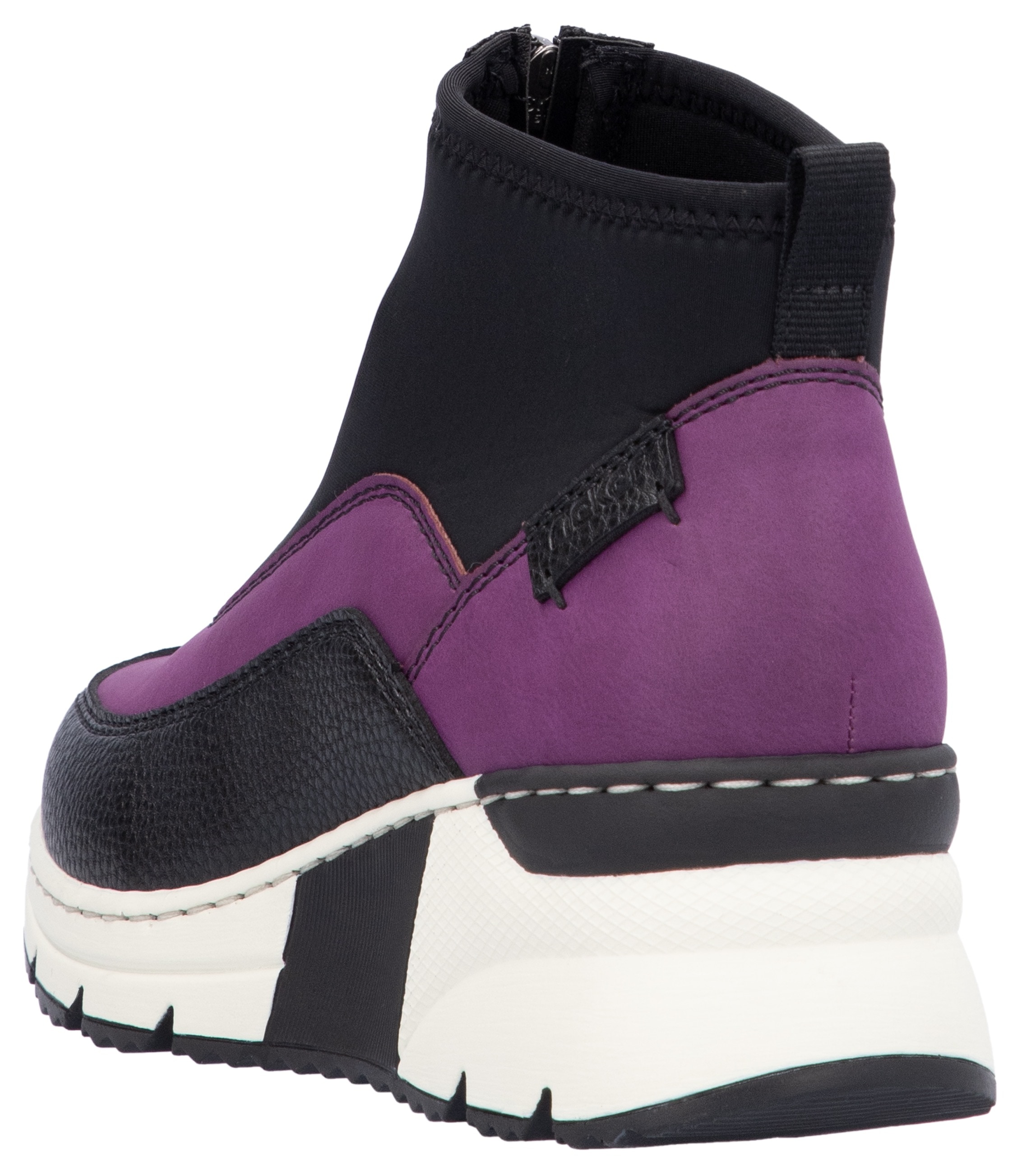 Rieker Keilsneaker, Stiefelette, Keilboots, High Top Sneaker mit Reissverschluss vorne