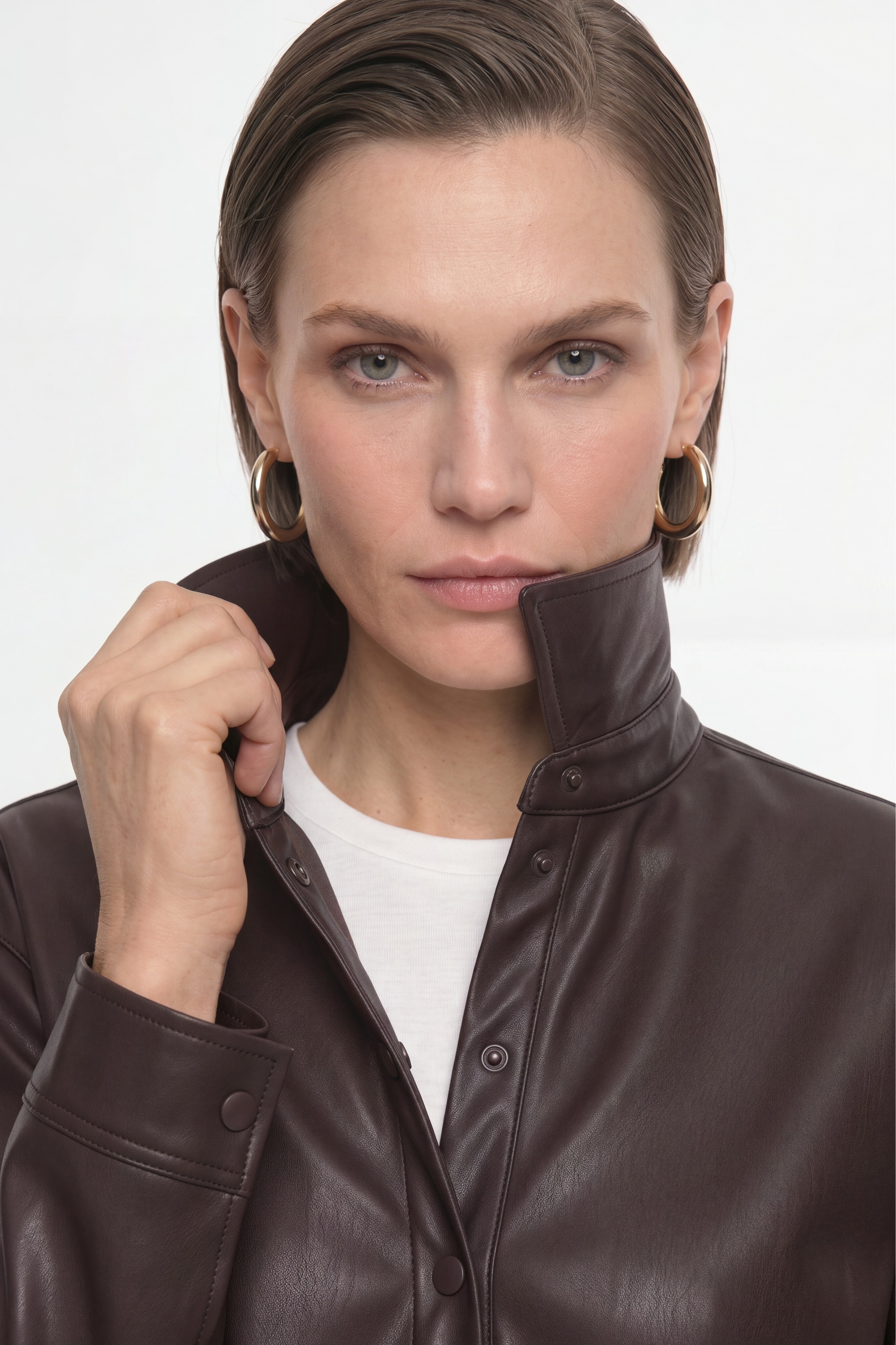 RICHROYAL Blusenjacke ohne Kapuze Regular fit mit Hemdkragen