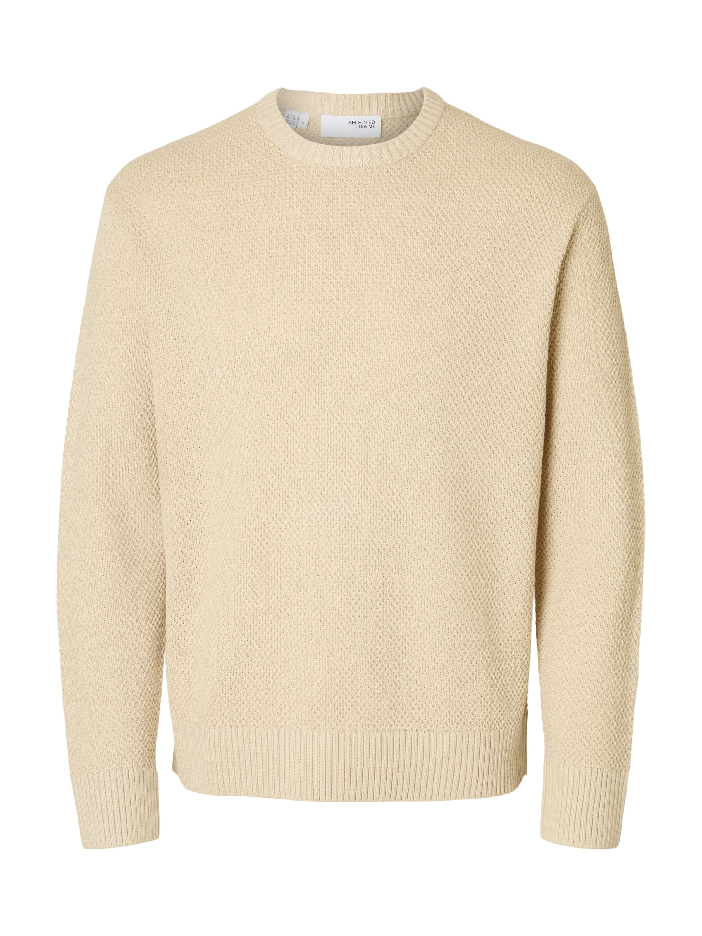 SELECTED HOMME Pull à col rond »SLHHENNY LS KNIT RELAXED CREW NECK D«