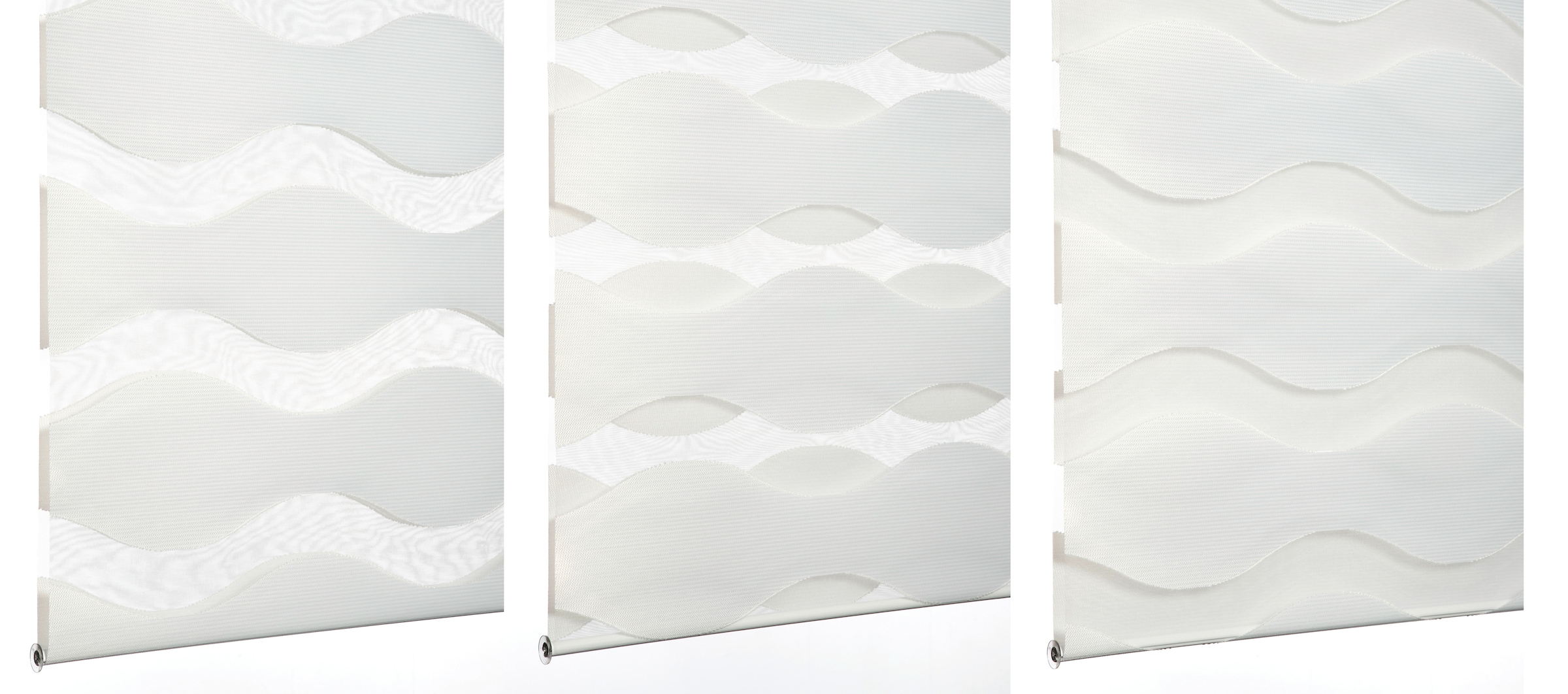 SCHÖNER WOHNEN-Kollektion Store double »Tilda« Transparent protection visuelle Avec perçage / sans perçage suspendu librement à pince, technique de store argentée ou blanche