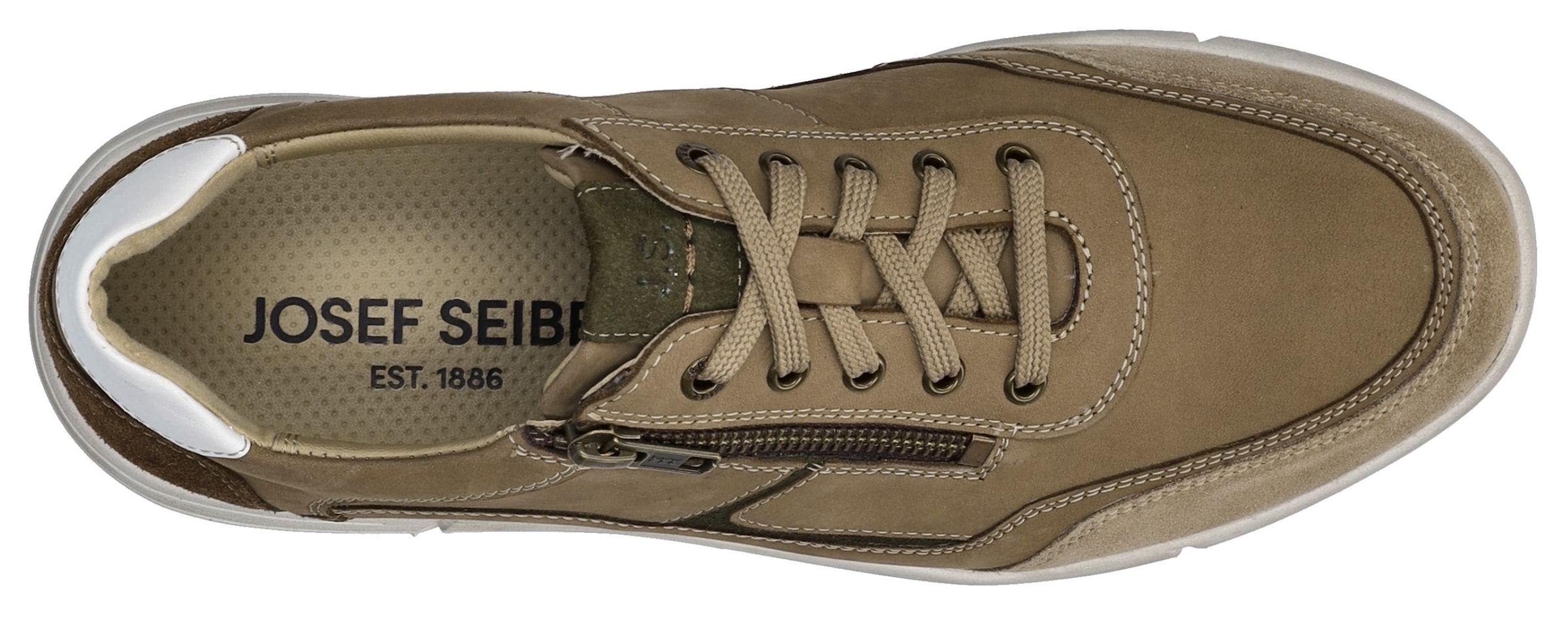 Josef Seibel Sneakers »Enrico 33«  , Schnürschuh, Komfortschuh, Freizeitschuh mit Reissverschluss