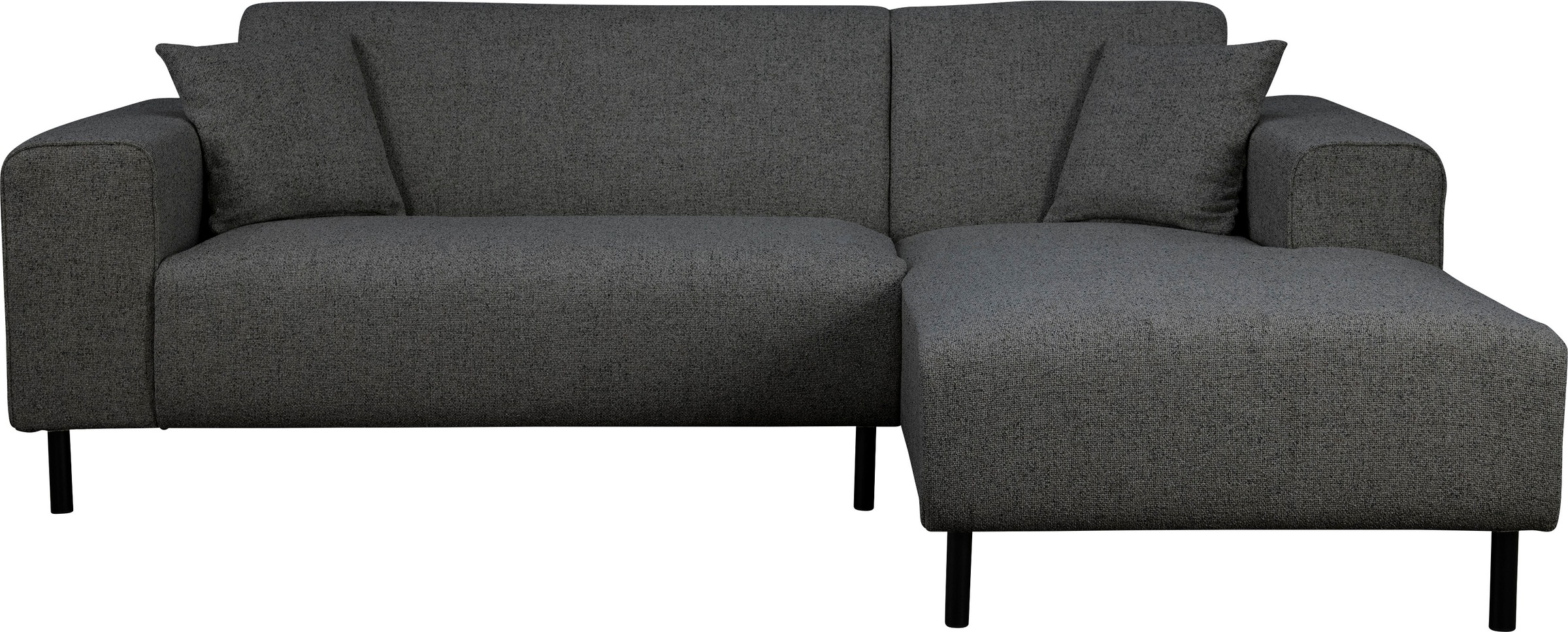 Home affaire Ecksofa »ARROS L-Form mit Wellenunterfederung, Masse B/T/H: 235/163/81 cm«, incl. Zierkissen, mit Recamiere rechts/links bestellbar, auch in Cord