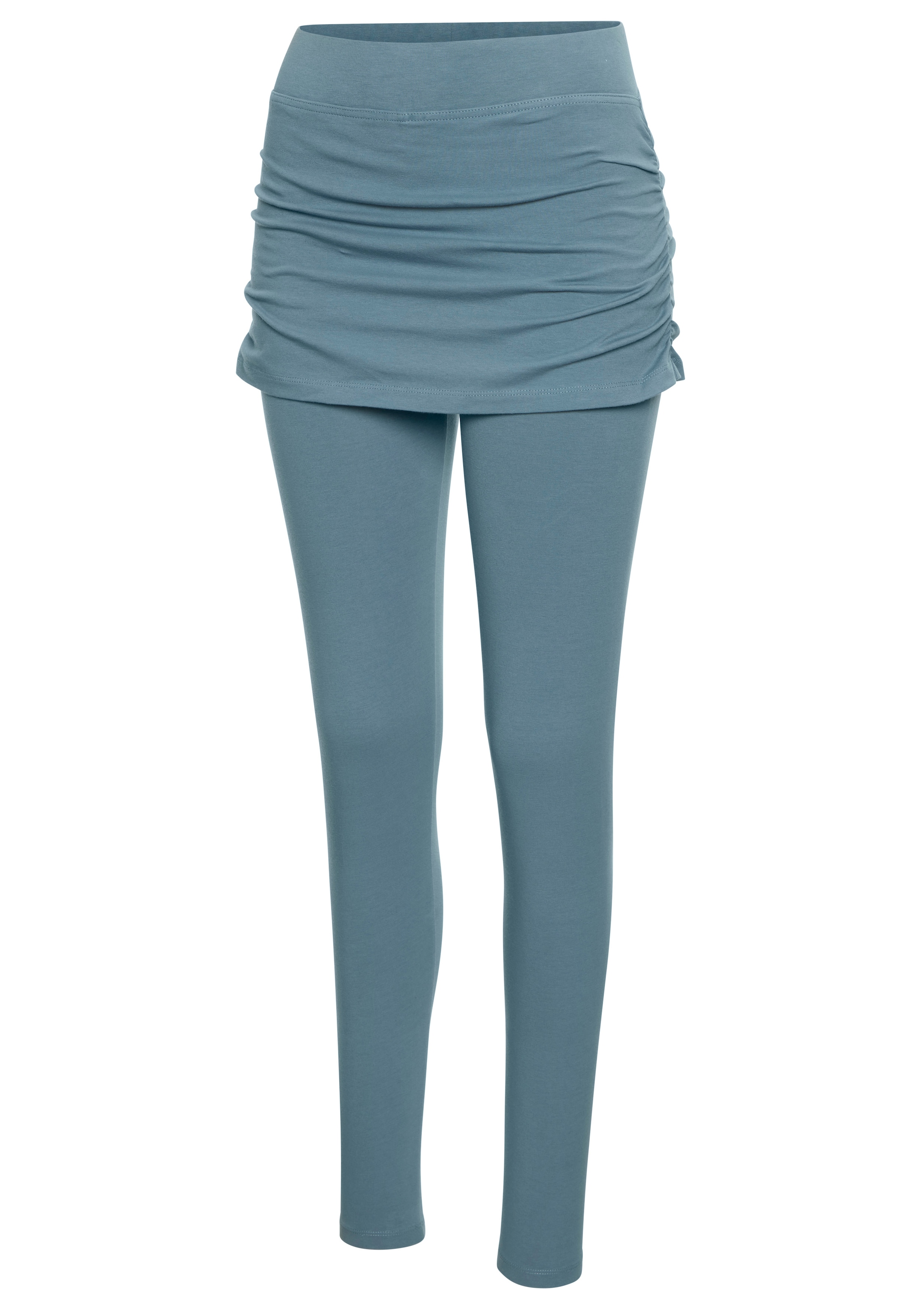 Vivance Active by Lascana Leggings  mit angenähtem, seitlich gerafften Rock