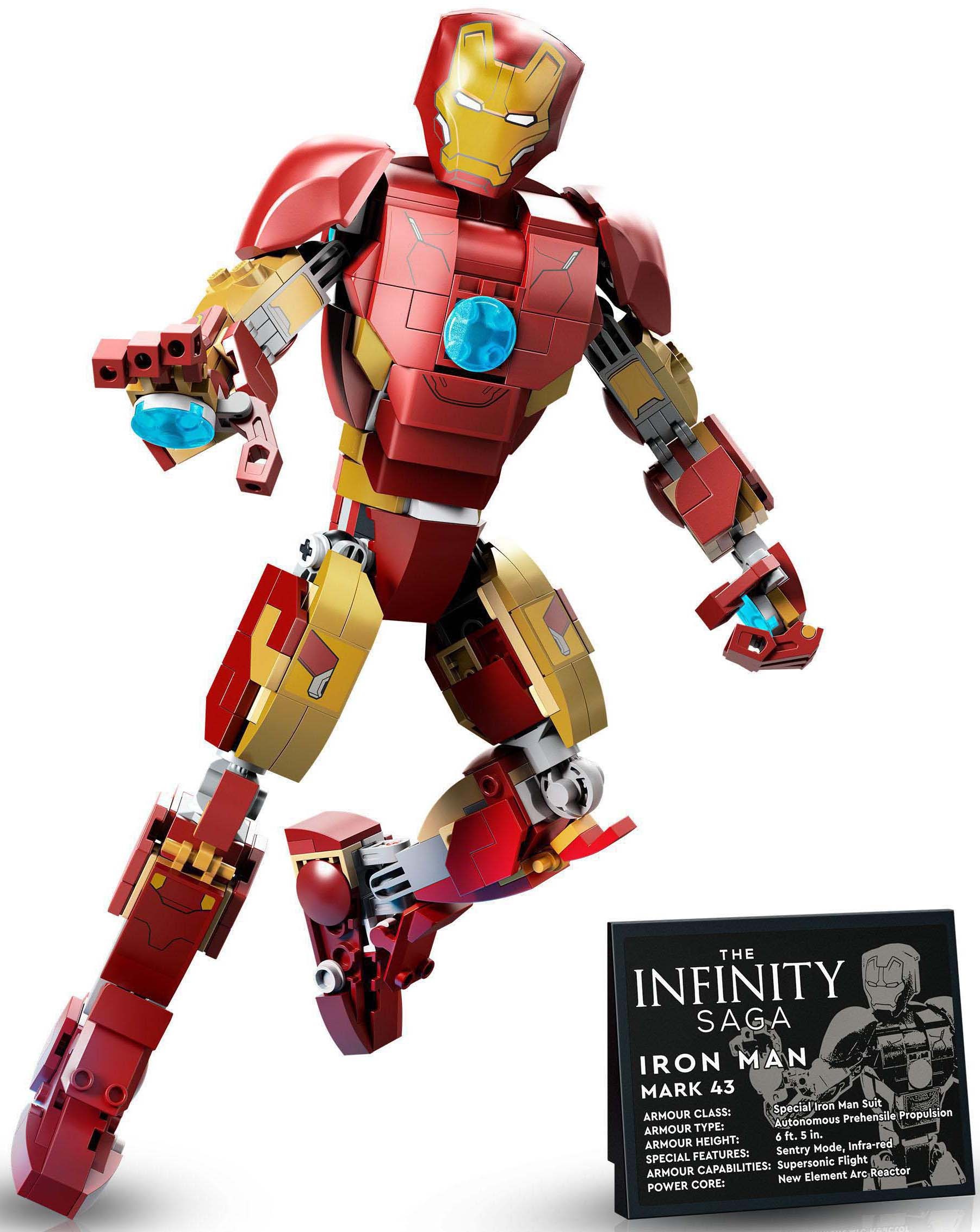 LEGO® Konstruktionsspielsteine »Iron Man Figur (76206), LEGO® Marvel«, (381 St.)