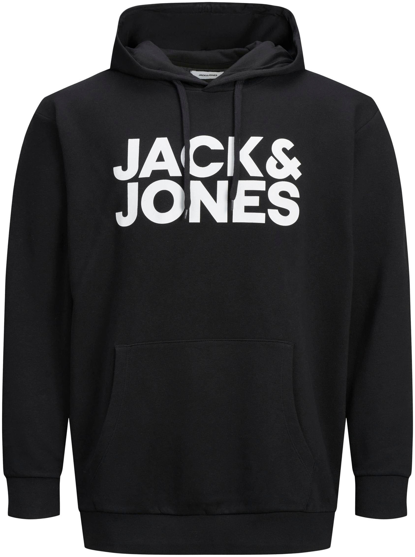 Jack & Jones PlusSize Kapuzensweatshirt »CORP LOGO SWEAT HOOD«, Bis Grösse 6XL