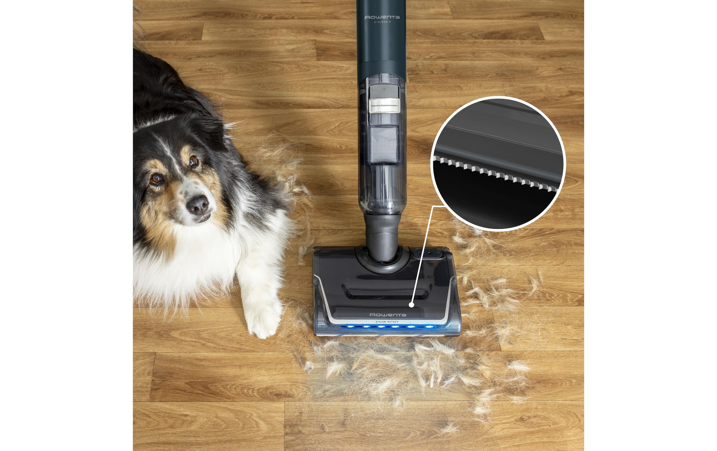Rowenta Aspirateur eau et poussière »X-Clean 7, Saugen und Wischen, LED-Display, 180° abflachbares Design« selbstreinigend, selbstfahrendes Walzensystem, für Hartböden, GZ5735