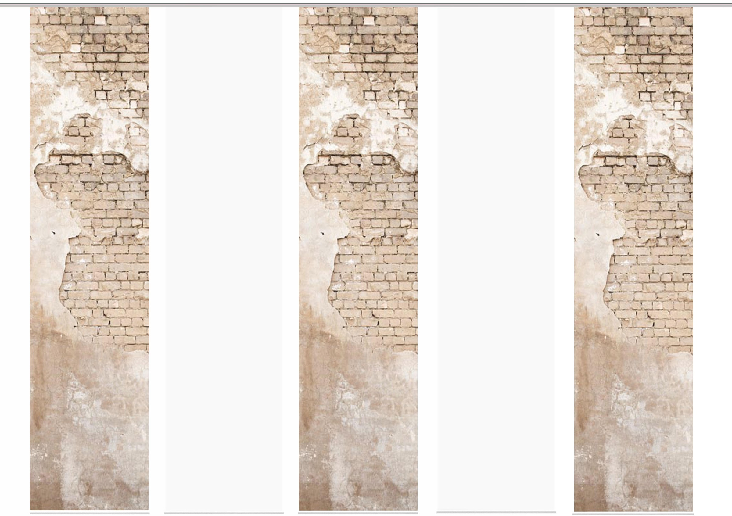 Image of HOME WOHNIDEEN Schiebegardine »WALLONA 5ER SET«, (5 St.), HxB: 245x60 bei Ackermann Versand Schweiz