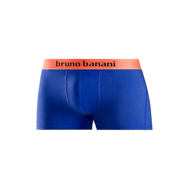 Verkauf! Bruno Banani Boxer, (Packung, farbigen mit St.), auf 4 am versandkostenfrei Bündchen Marken-Schriftzug