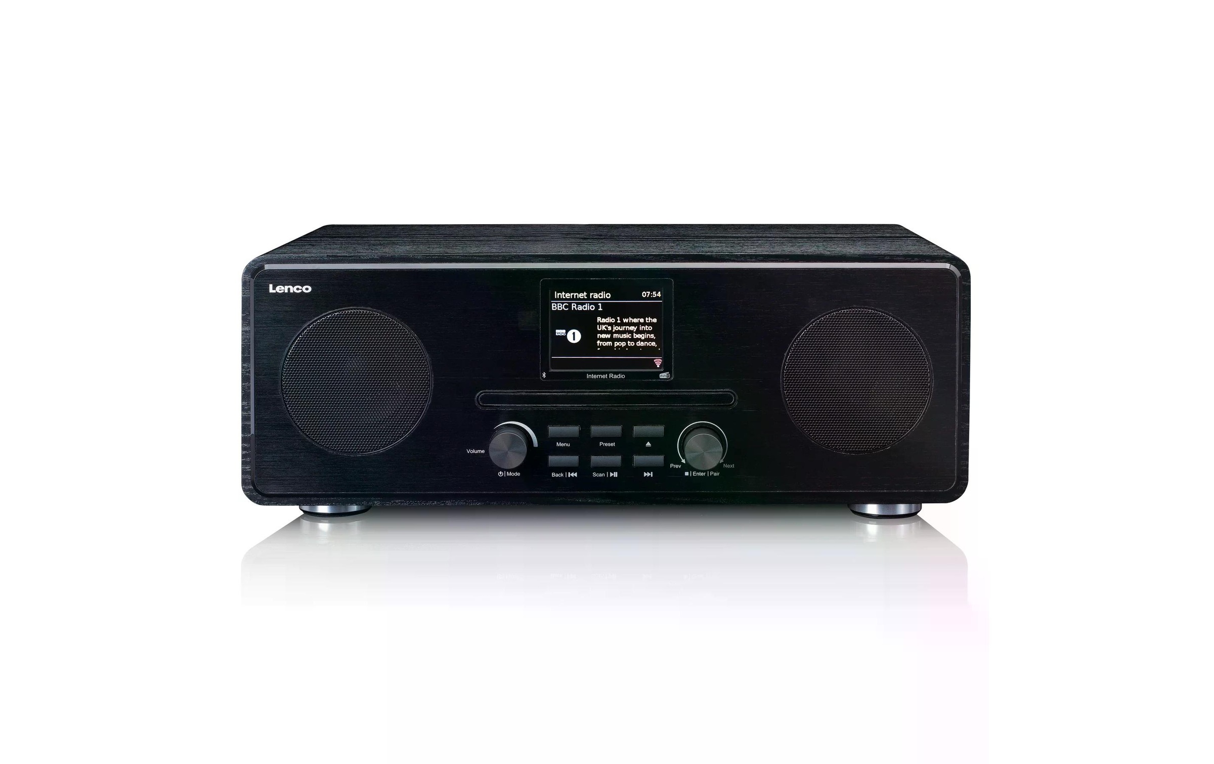 Lenco Internet-Radio »DIR-260BK«, (Digitalradio (DAB+)-FM-Tuner-Internetradio)