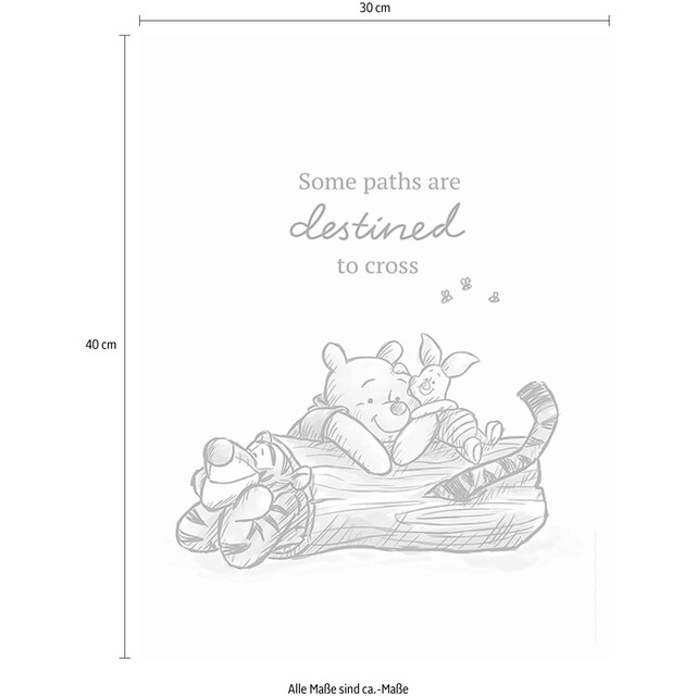 Komar Poster »Winnie Pooh Path«, Disney, (1 St.), Kinderzimmer, Schlafzimmer,  Wohnzimmer versandkostenfrei auf