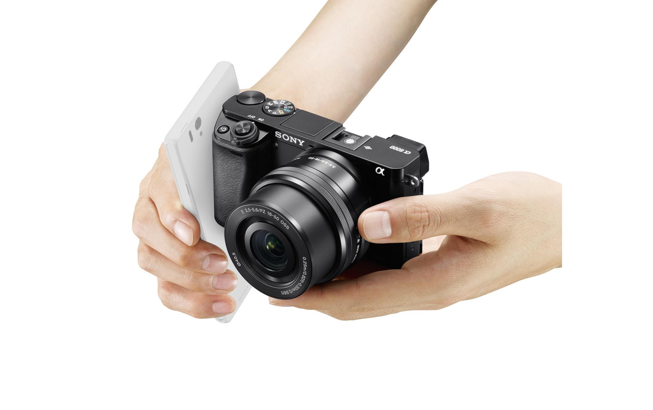 Sony Objektivkamera »Alpha 6000 Kit 16-50 Schwarz«