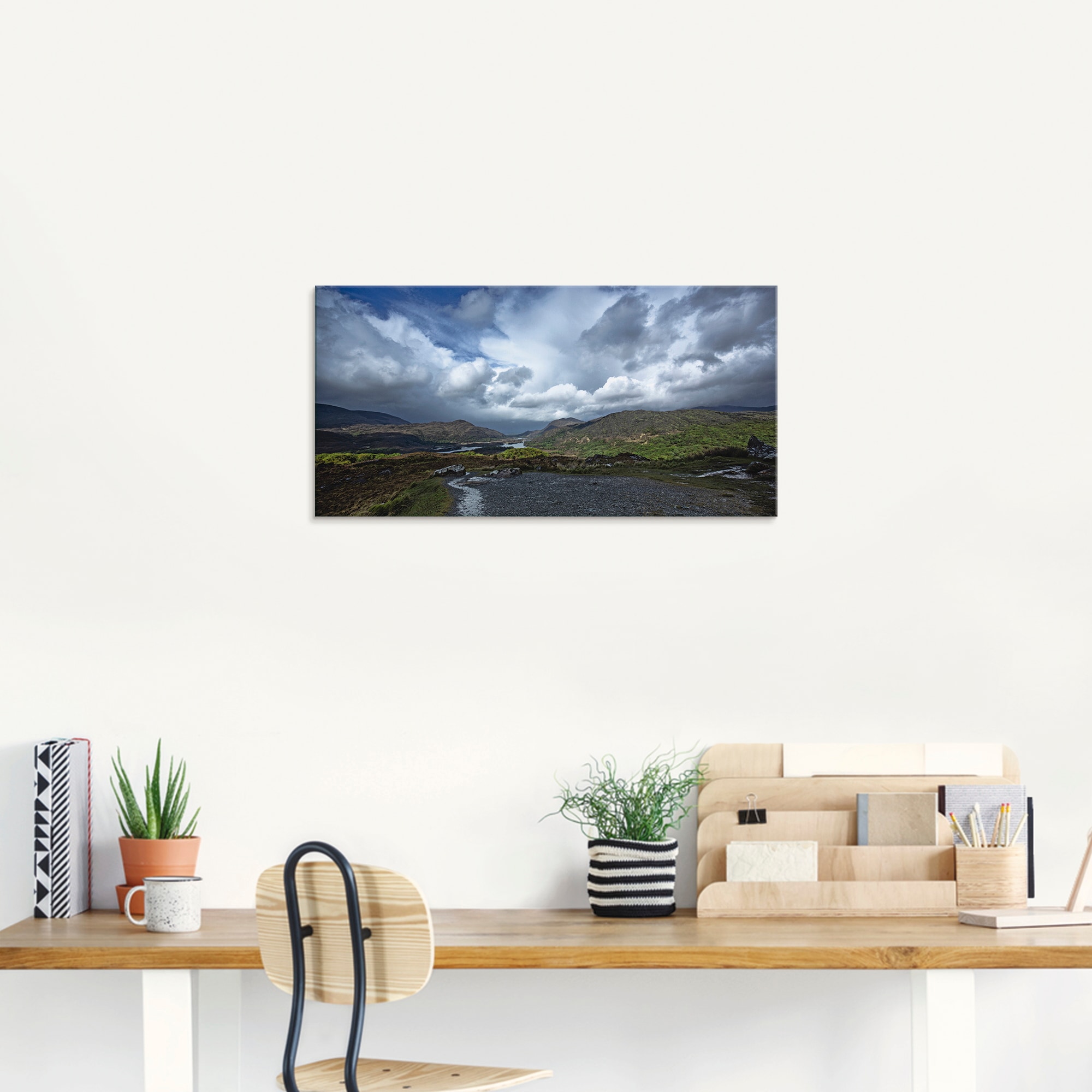 Artland Glasbild »Irland - Natur pur«, Europa, (1 St.), in verschiedenen Grössen