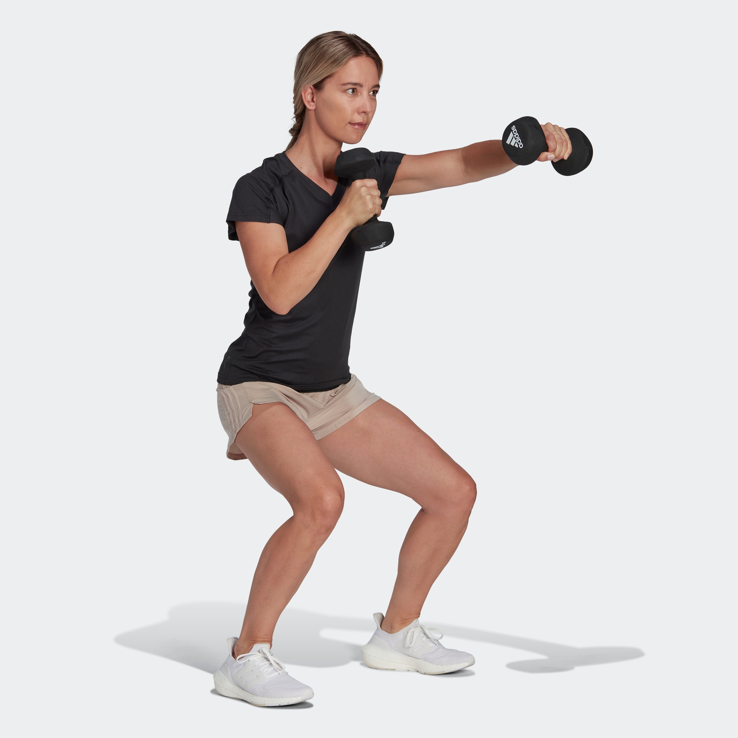 adidas Performance T-Shirt »TR-ES MIN T«, Trainingsshirt, feuchtigkeitsabsorbierend mit V Ausschnitt