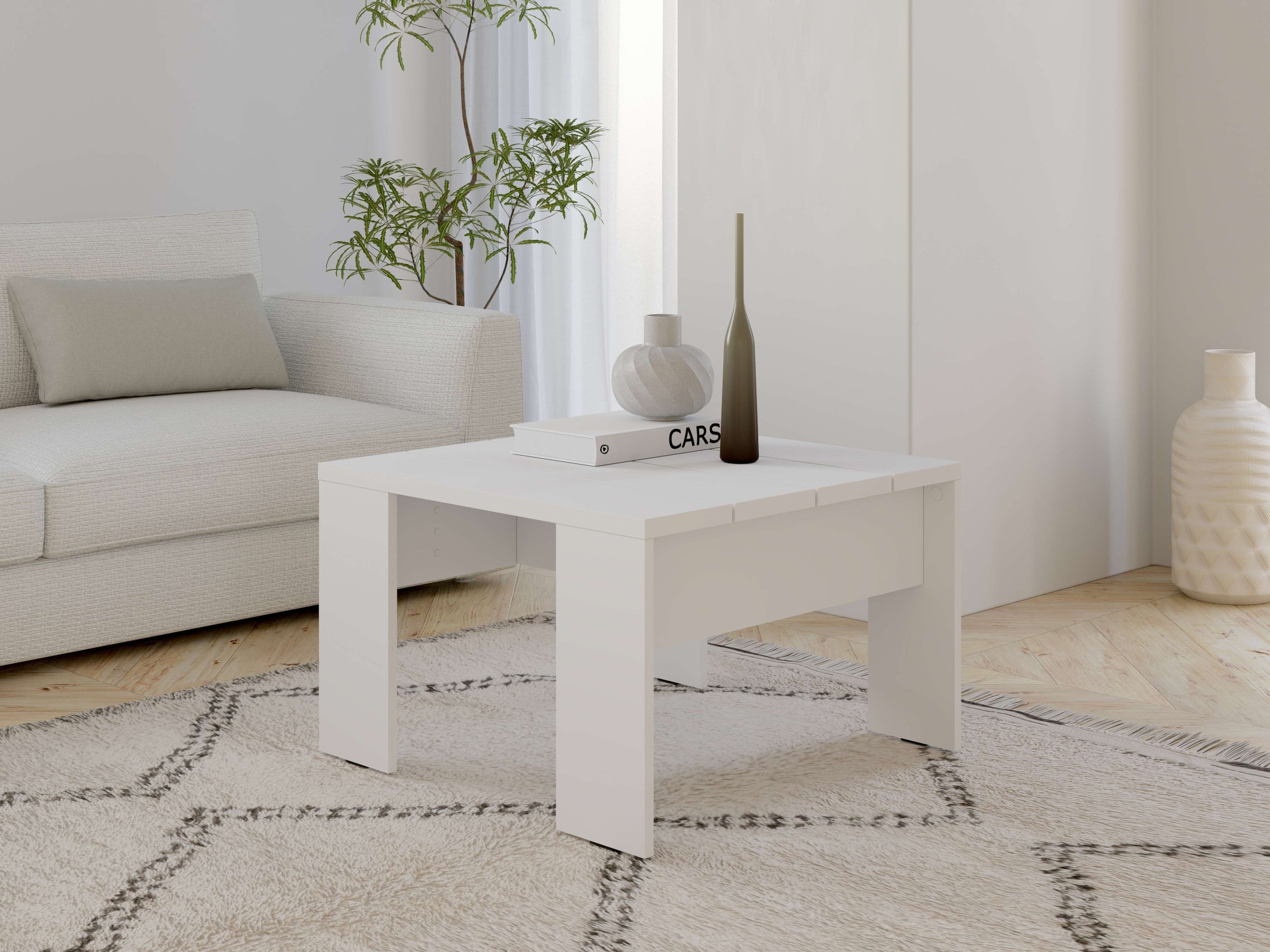 Home affaire Table basse »Montese, Wohnzimmertisch, Sofatisch, Beistelltisch, Kaffeetisch« Moderner Couchtisch: 3 Grössen, 4 Farben – ideal für kleine Räume