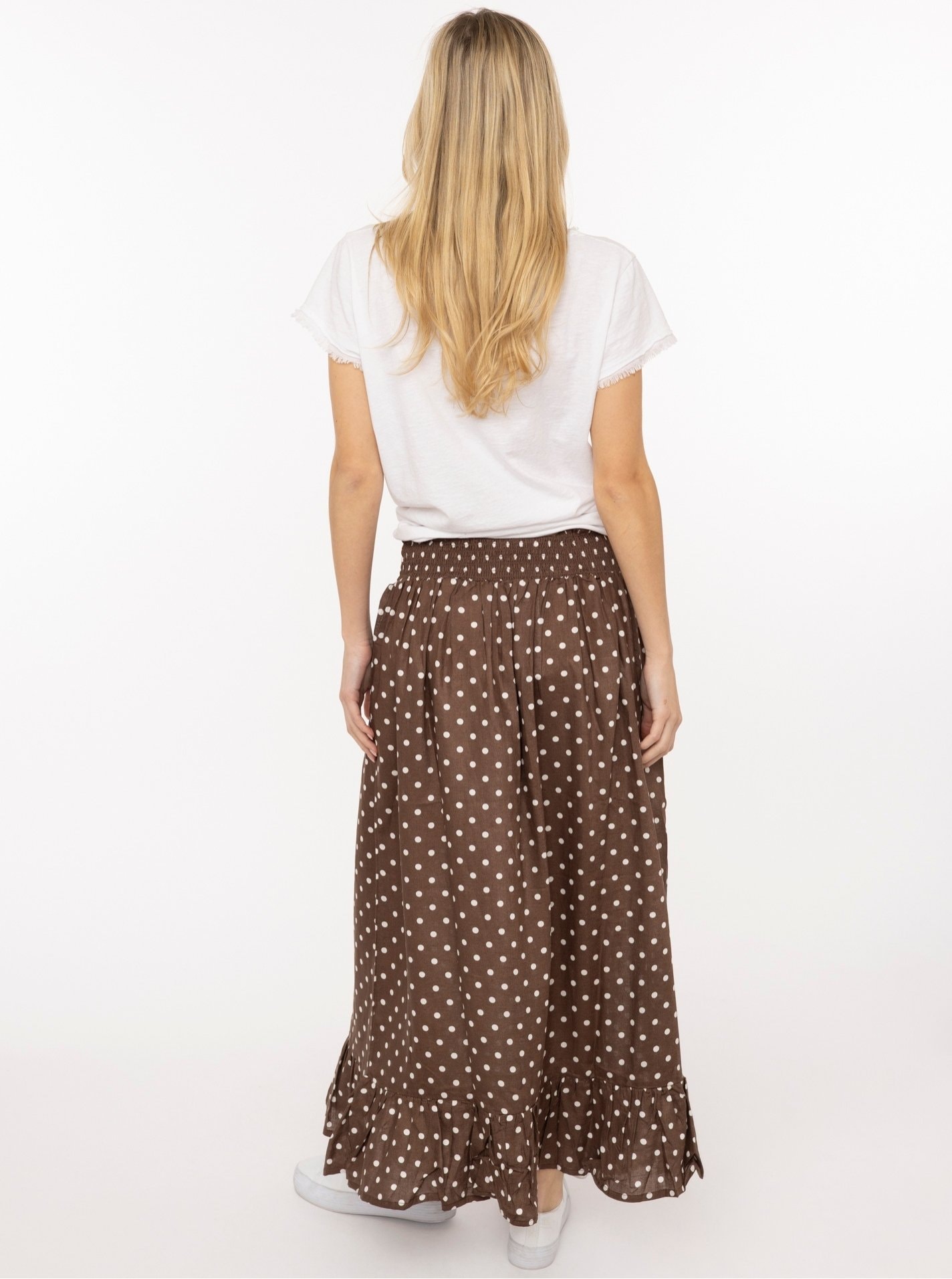 Zwillingsherz Maxi jupe »"Classic Dots"« knöchellang, elastischer Bund, mit Punkten