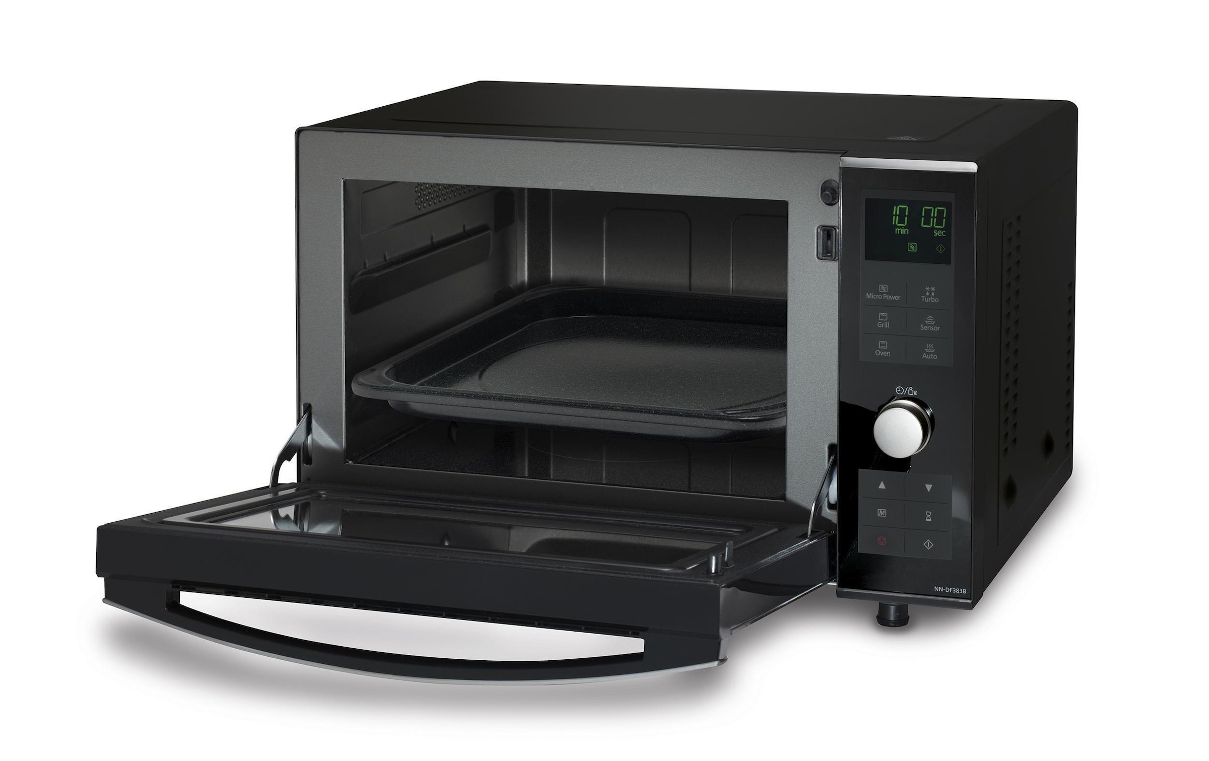 Panasonic Mikrowelle »NNDF383BWPG Schwarz«, 1000 W