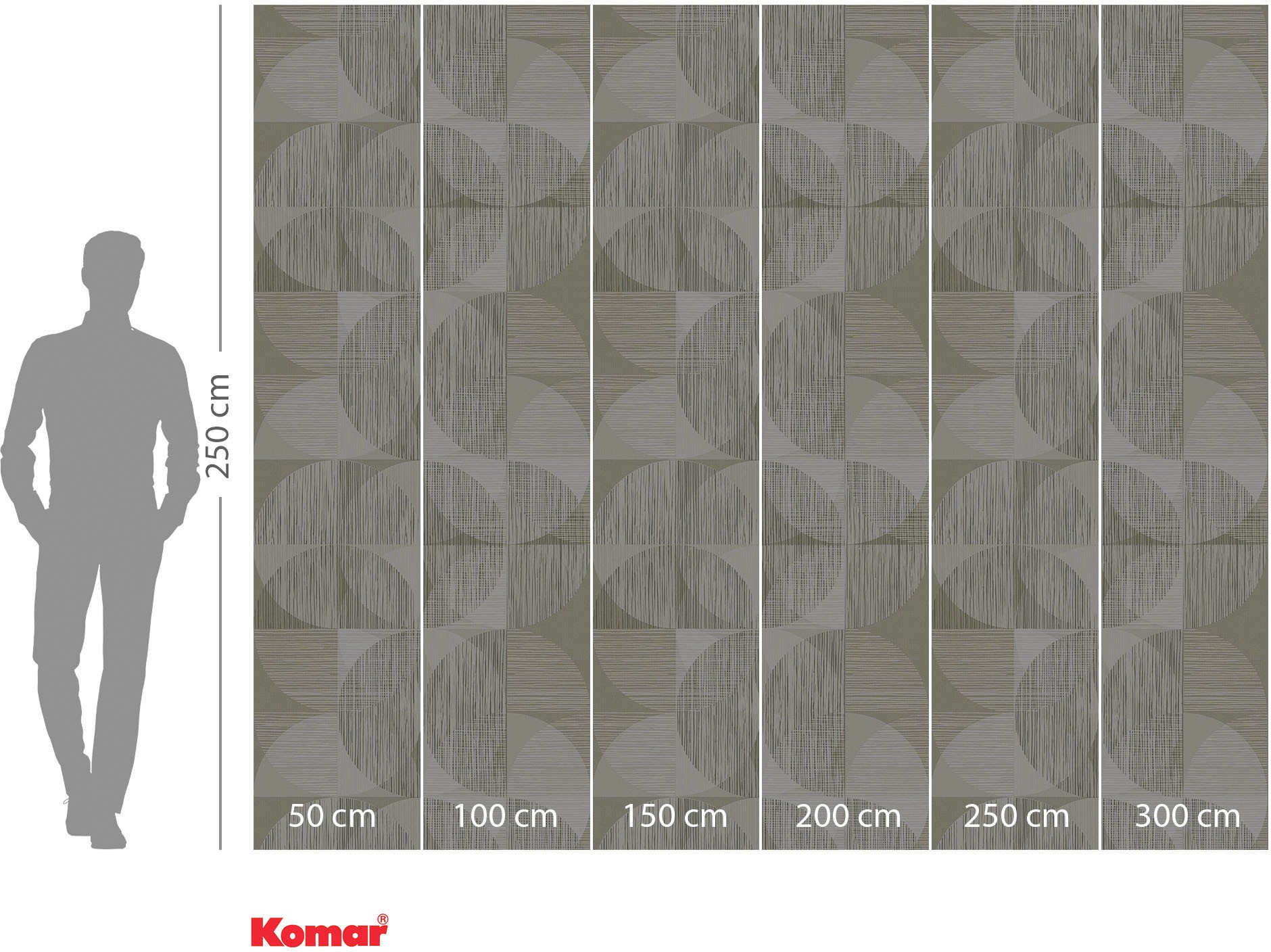 Komar Vliestapete »Digitaldruck Vlies -  Tubular Titan - Grösse 300 x 250 cm« bedruckt glatt Wohnzimmer, Schlafzimmer