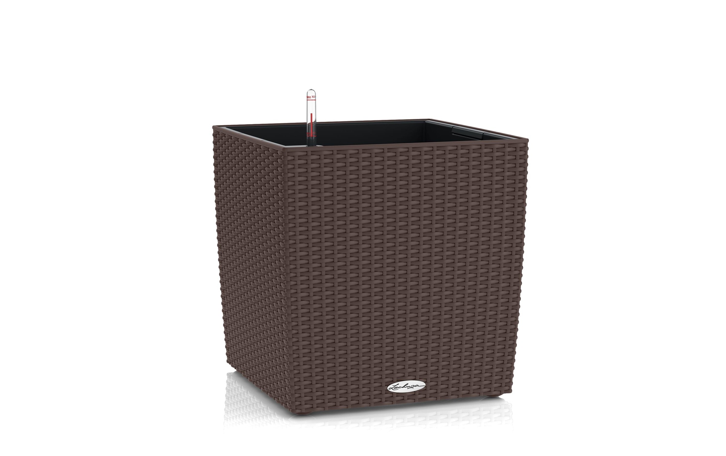 Image of Blumentopf "Lechuza Cube Cottage 50 Braun"