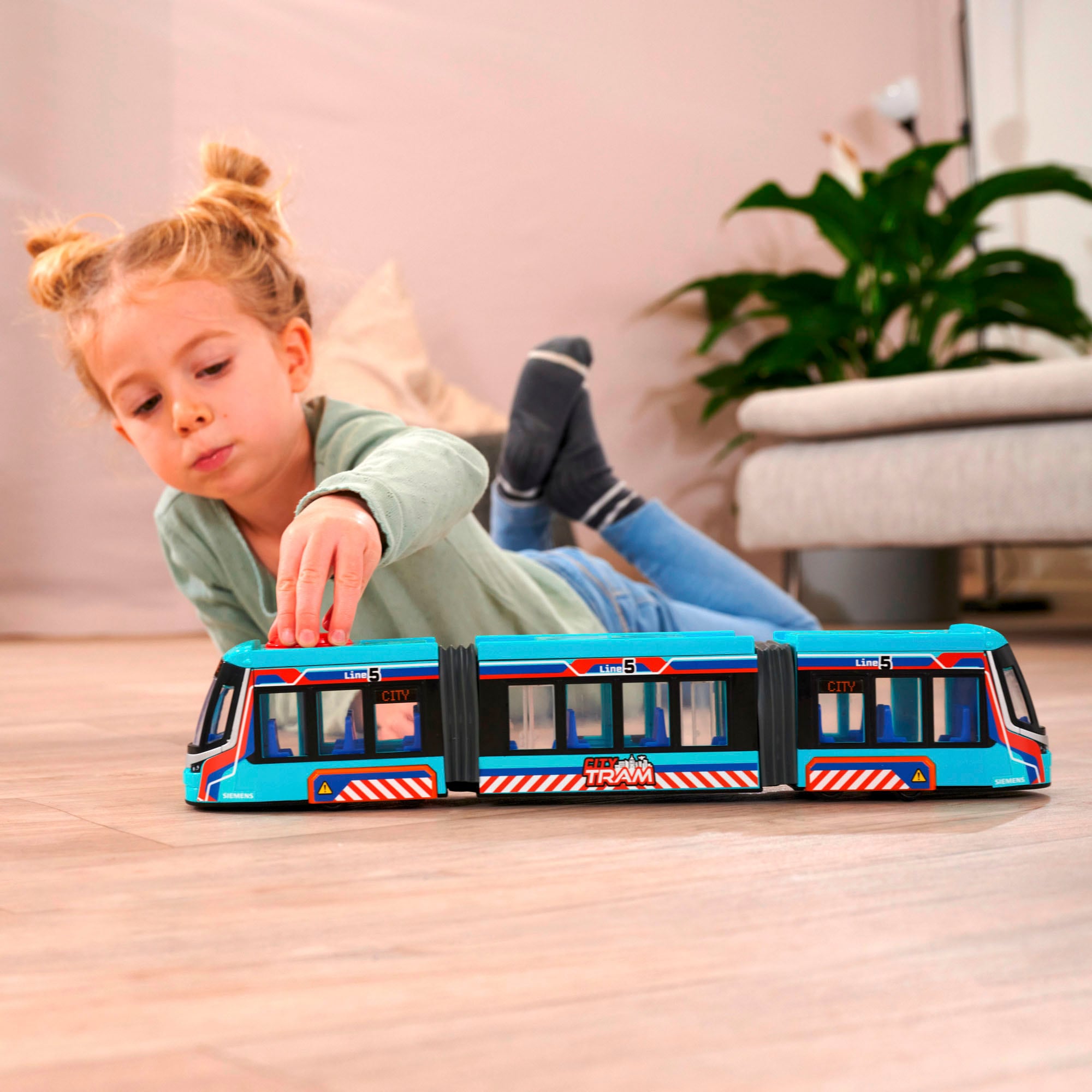 Dickie Toys Spielzeug-Strassenbahn »Siemens City Tram«